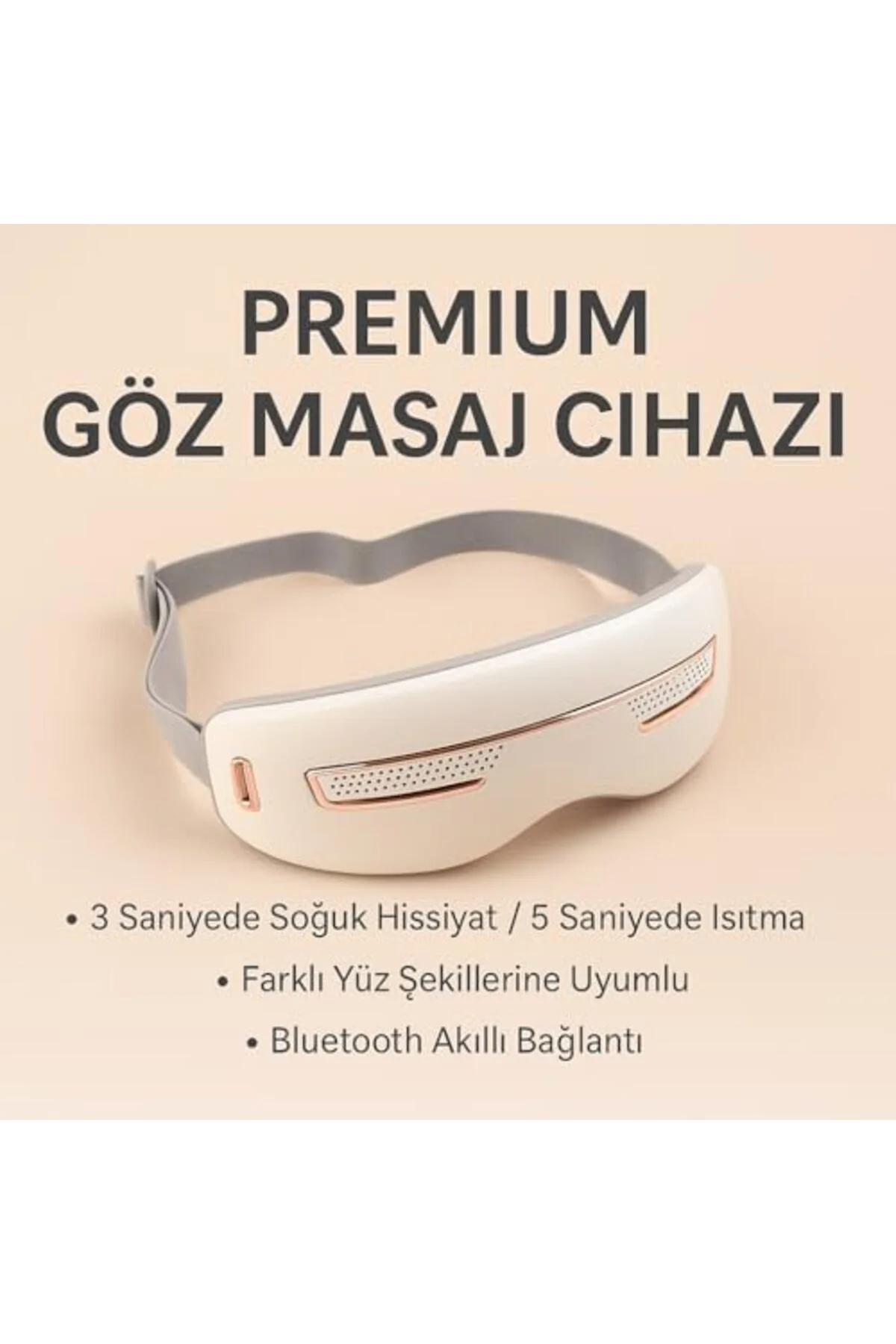 TTKTEKNOLOJİ Göz Masaj Aleti taşınabilir, ısıtmalı, soğutmalı, bl