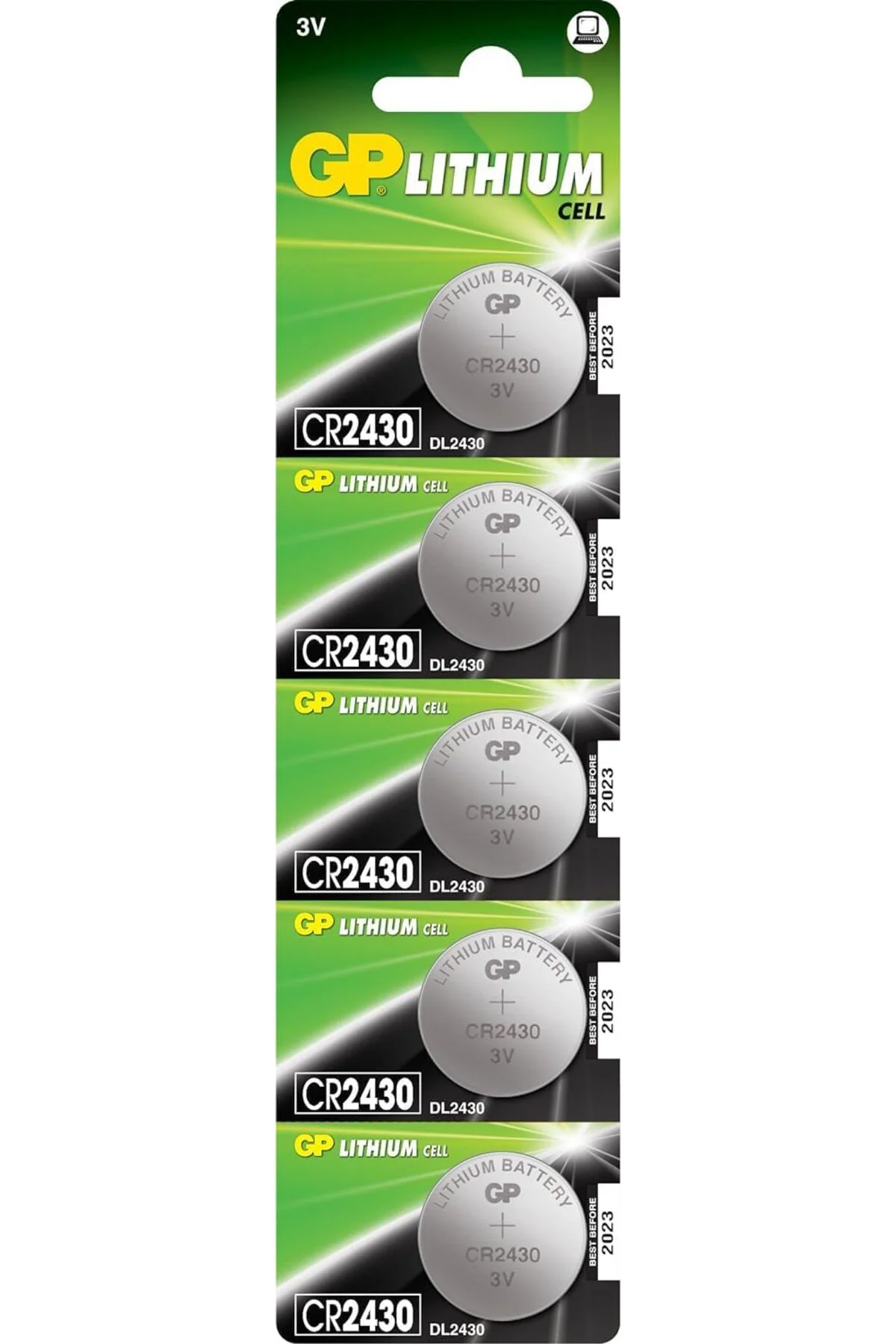 TTKTEKNOLOJİ Gp Batteries Cr2430 2430 Boy Lityum Düğme Pil, 3 Vol
