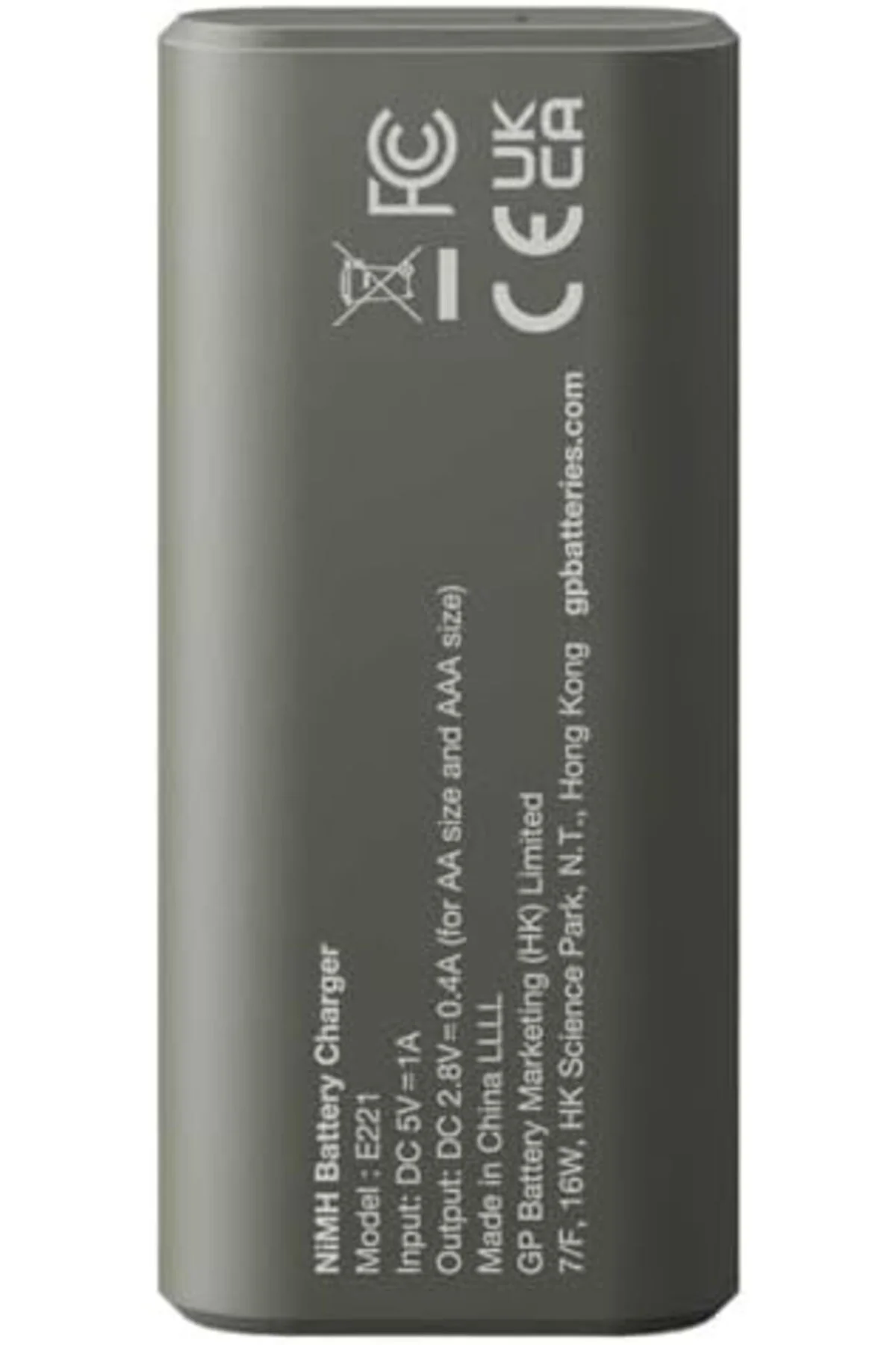 TTKTEKNOLOJİ GP E221 USB Pil Şarj Cihazı 2 Adet 2600mAh AA Kalem 