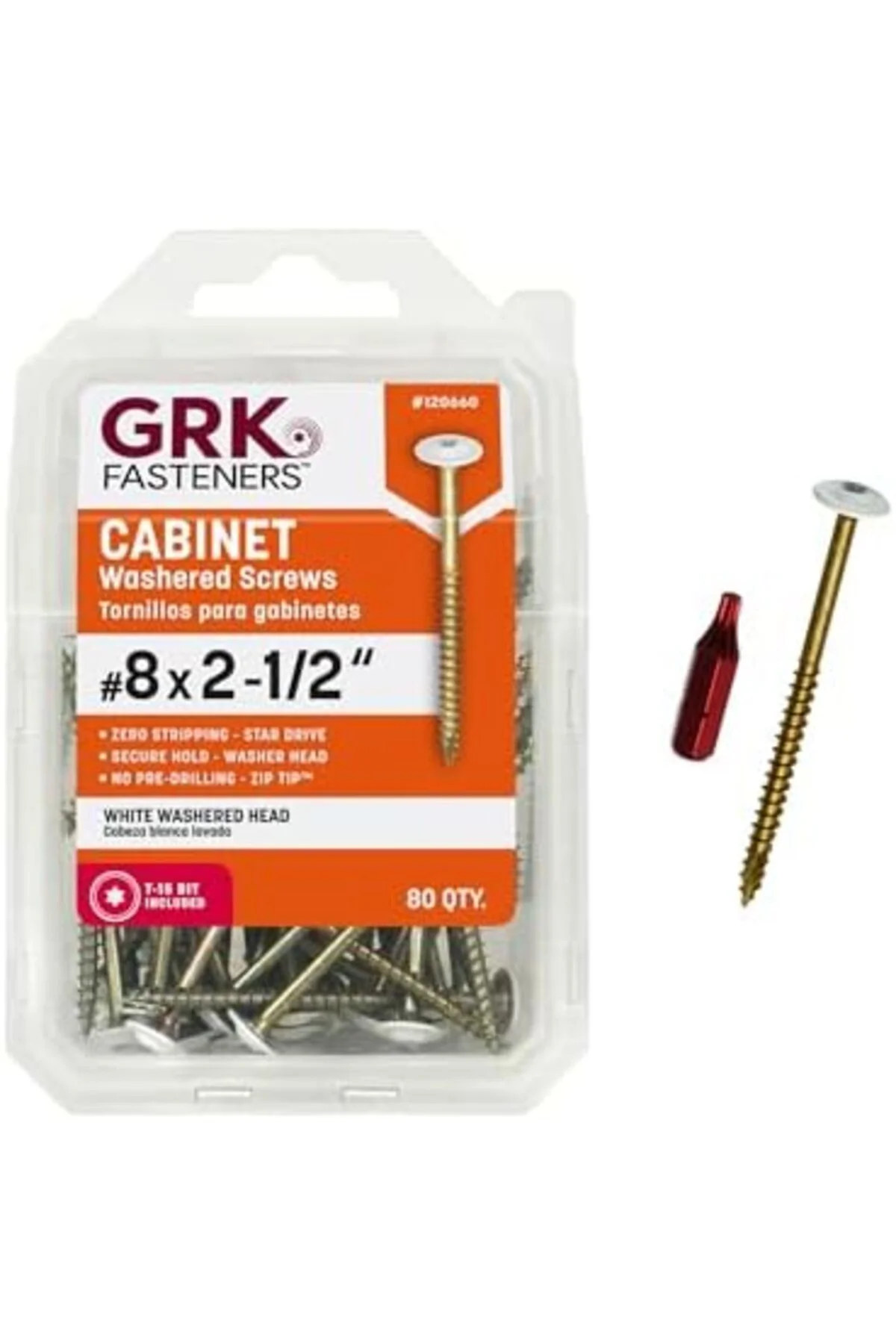 TTKTEKNOLOJİ GRK 120660 Beyaz Schrank vida, 8 x 2 – 1/5,1 cm KRK 