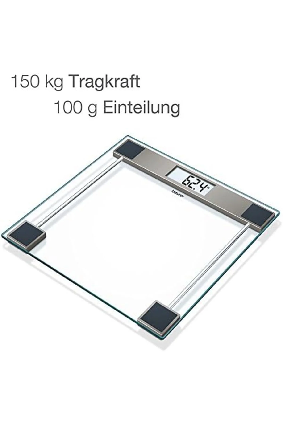TTKTEKNOLOJİ GS 11 cam terazi, dijital terazi, LCD ekran, 150 kg 