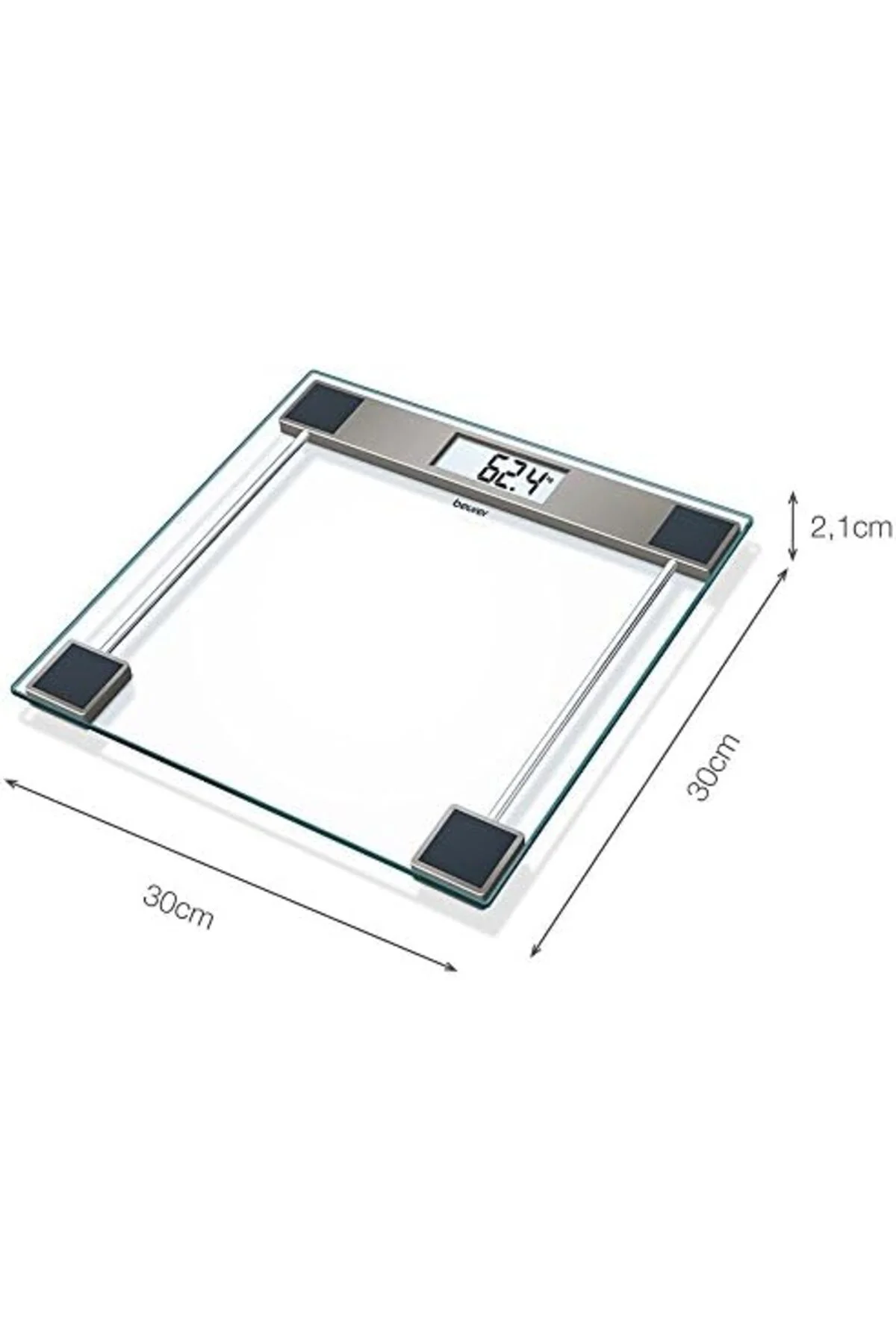 TTKTEKNOLOJİ Gs 11 Emniyetli Camdan Modern Baskül KRK 395519