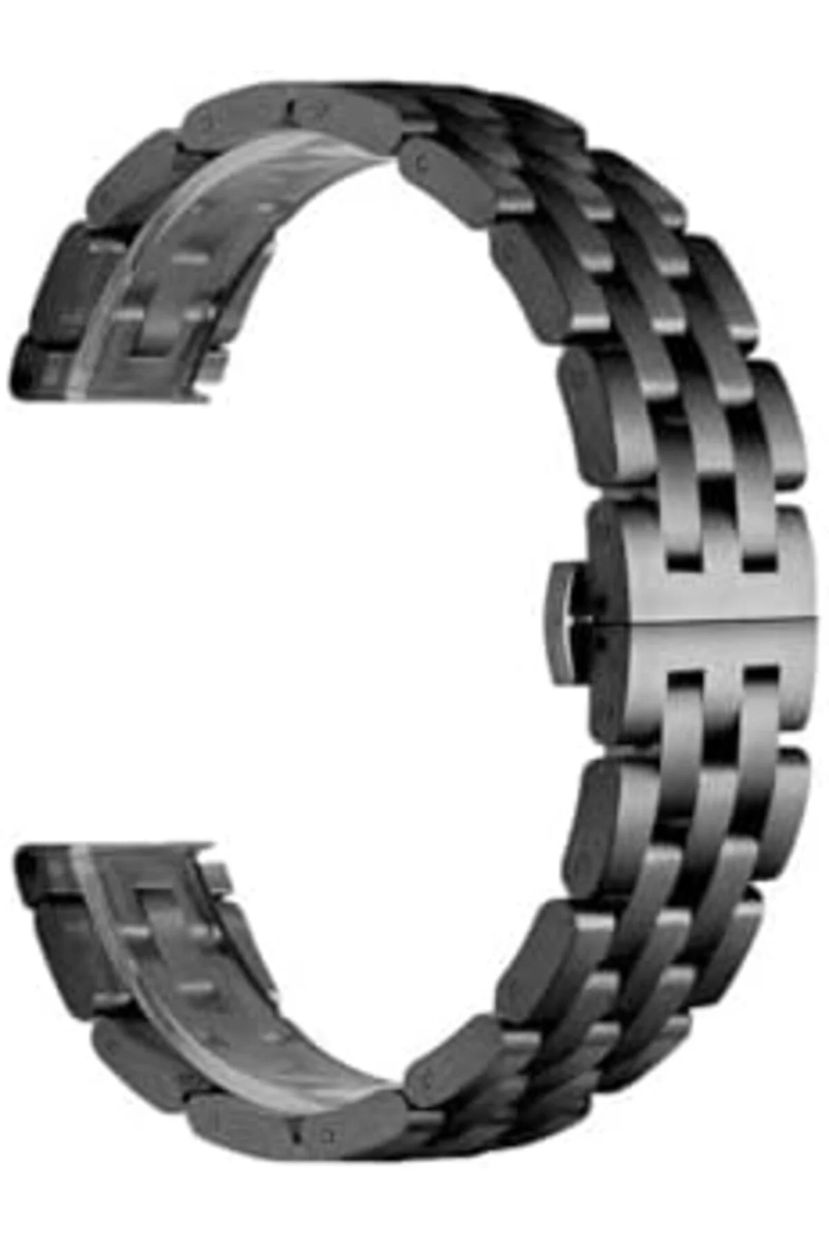 TTKTEKNOLOJİ GT 3 46mm İle Uyumlu KRD, 20 Metal Kordon, Siyah TTK