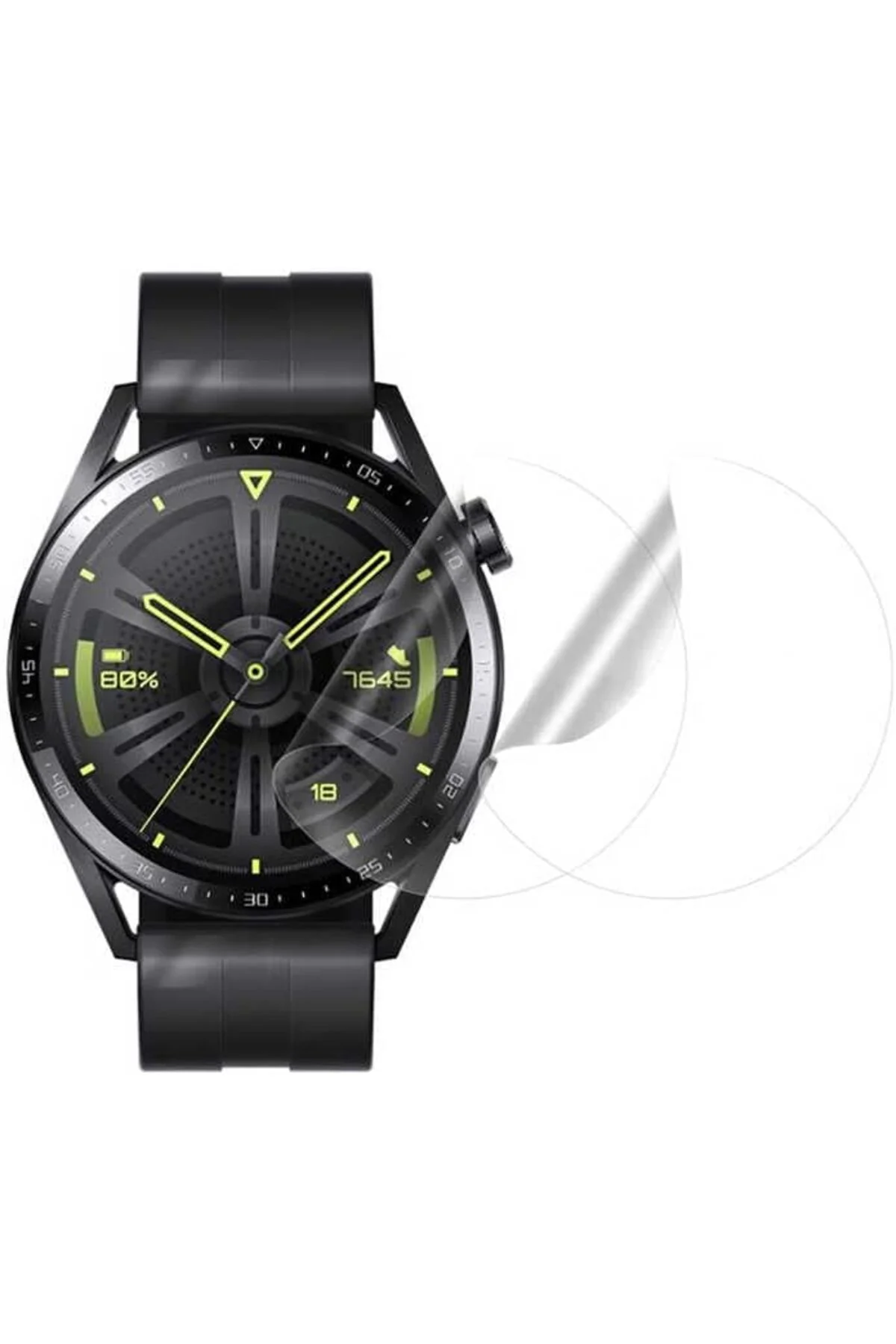 TTKTEKNOLOJİ GT 3 46mm ile uyumlu Full Ekran Saat Koruyucu Narr T
