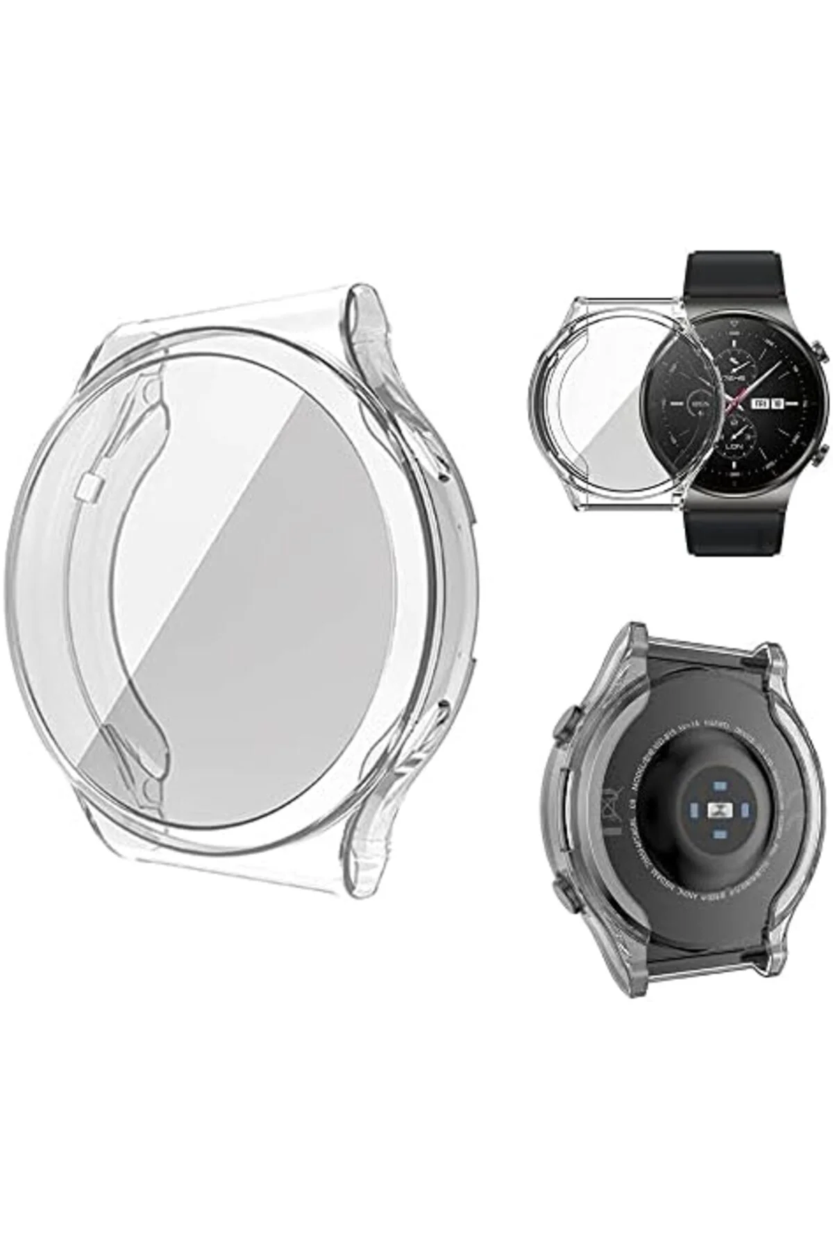 TTKTEKNOLOJİ GT 3 Gard 360 Kapatan 46 mm Ekran Koruyucu Silikon S