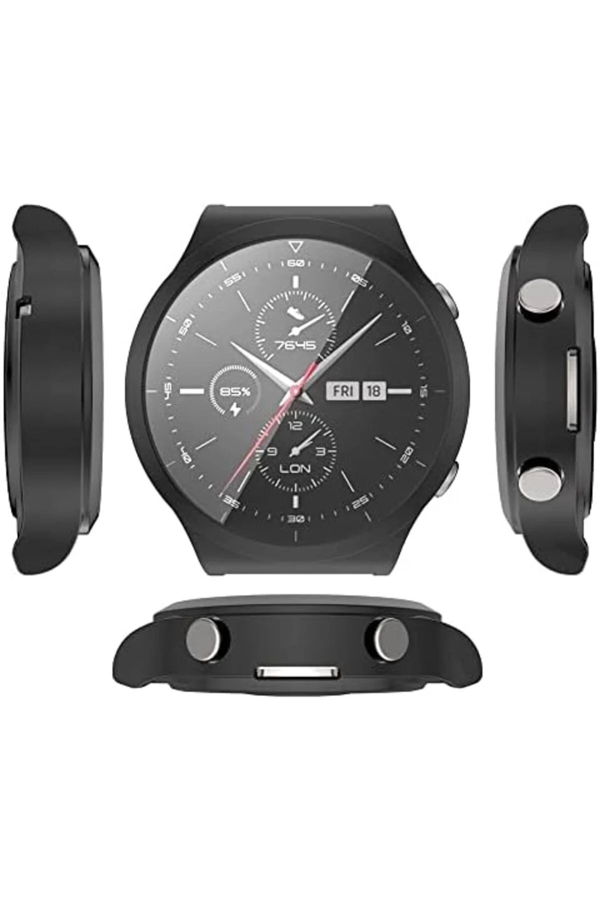 TTKTEKNOLOJİ GT 3 Gard 360 Kapatan 46 mm Ekran Koruyucu Silikon S