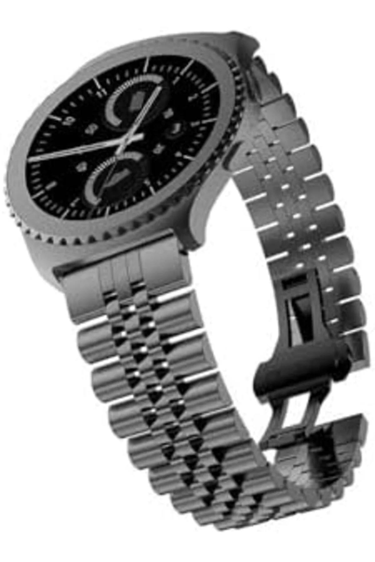 TTKTEKNOLOJİ GT2 46mm İle Uyumlu KRD, 36 22mm Metal Kordon, Rose 