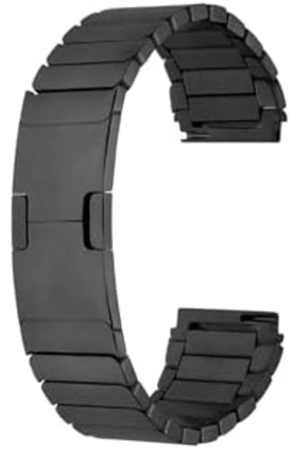 TTKTEKNOLOJİ GT2 46mm İle Uyumlu KRD, 82 22mm Metal Kordon, Siyah