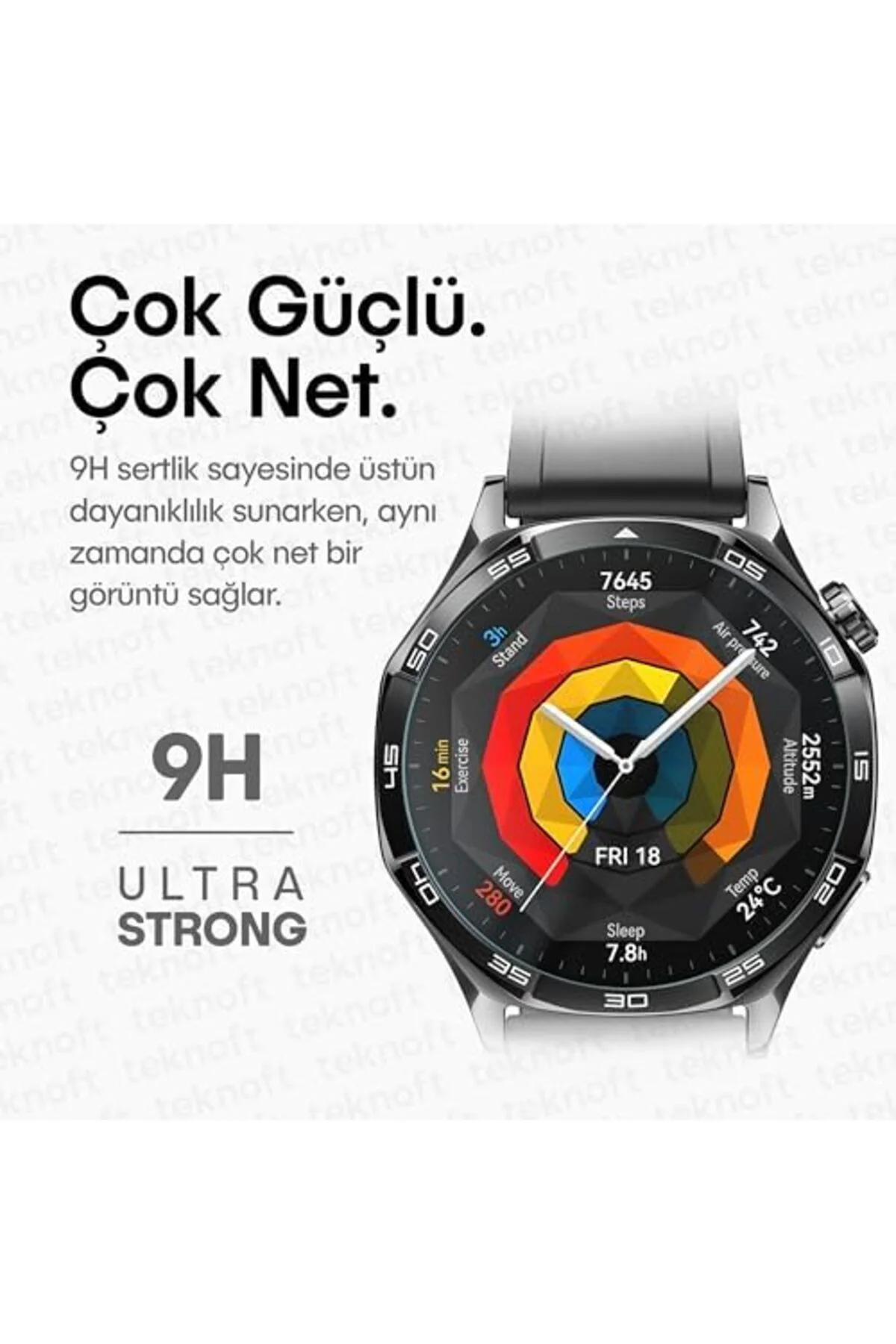 TTKTEKNOLOJİ GT6 Pro 46mm için 2'li Paket (2 Adet) Kolay Kurulum TTKTEKNOLOJİ GT6 Pro 46mm için 2'li Paket (2 Adet) Kolay Kurulum