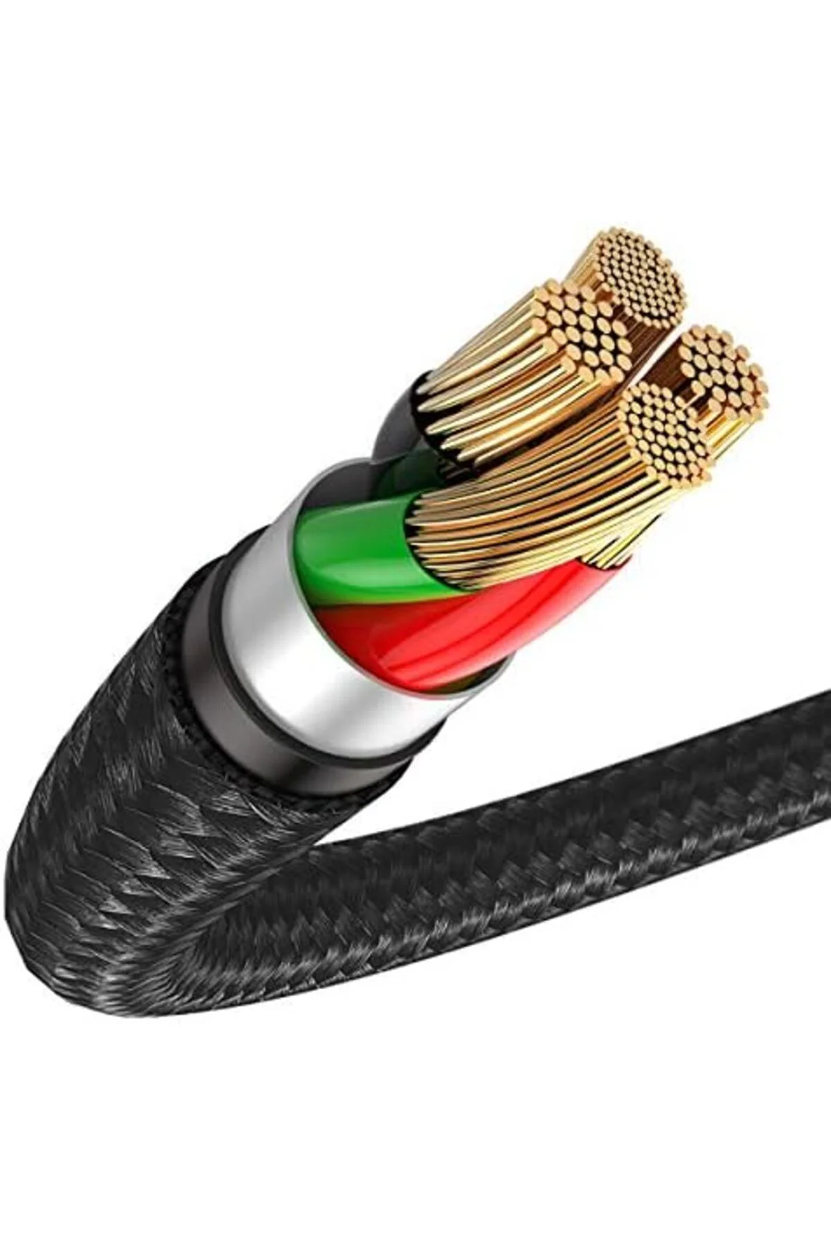 TTKTEKNOLOJİ Halo, 3.0 A USB-A & USB-C Şarj & Data Aktarım Kablos