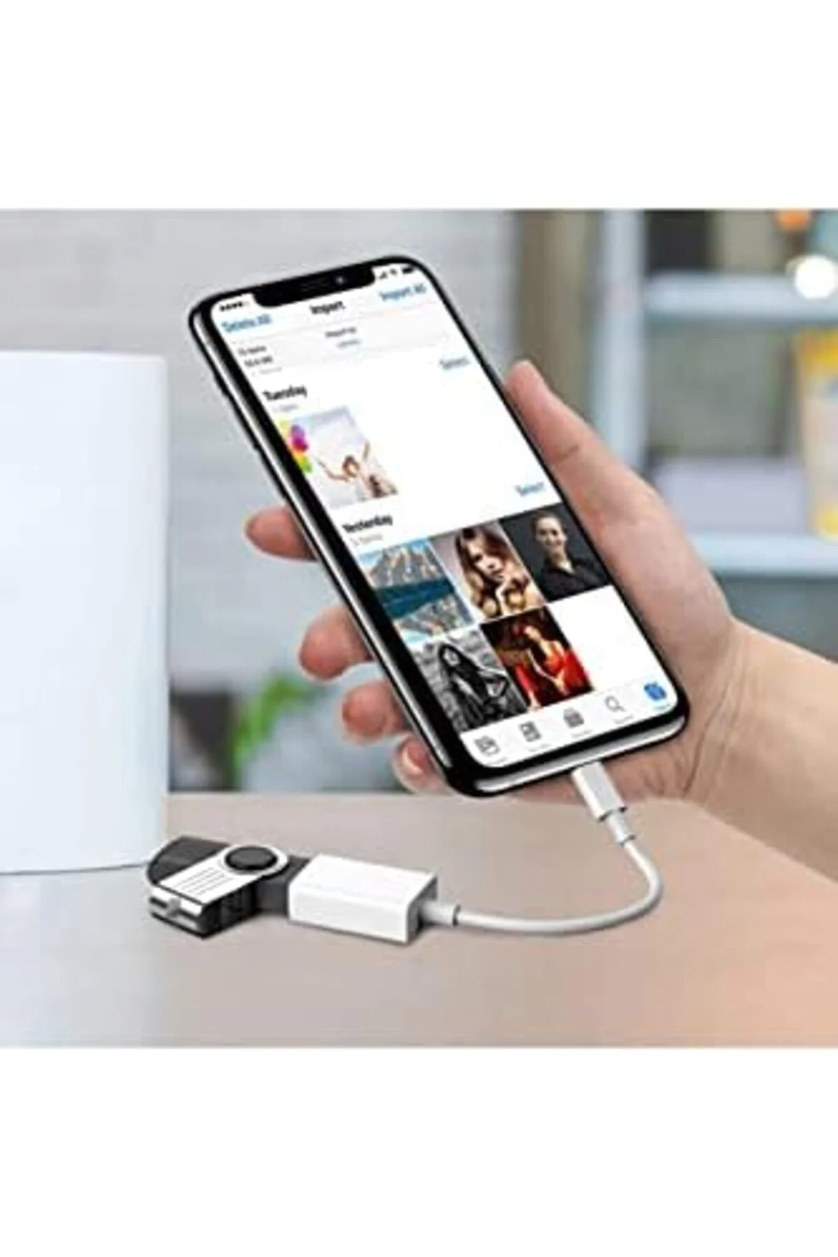 TTKTEKNOLOJİ Happy ve İPAD için TYPE-C to OTG Adaptör Artık Video