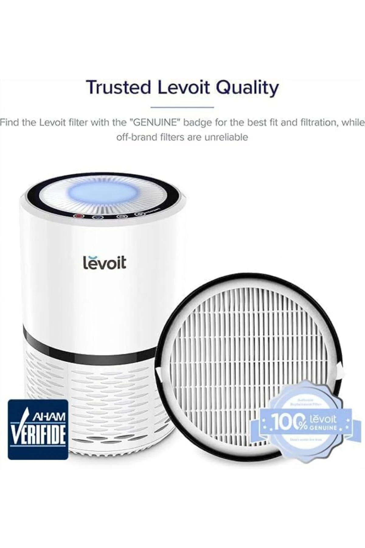 TTKTEKNOLOJİ hava temizleyici LV-H132 yedek filtre, çok etkili HE
