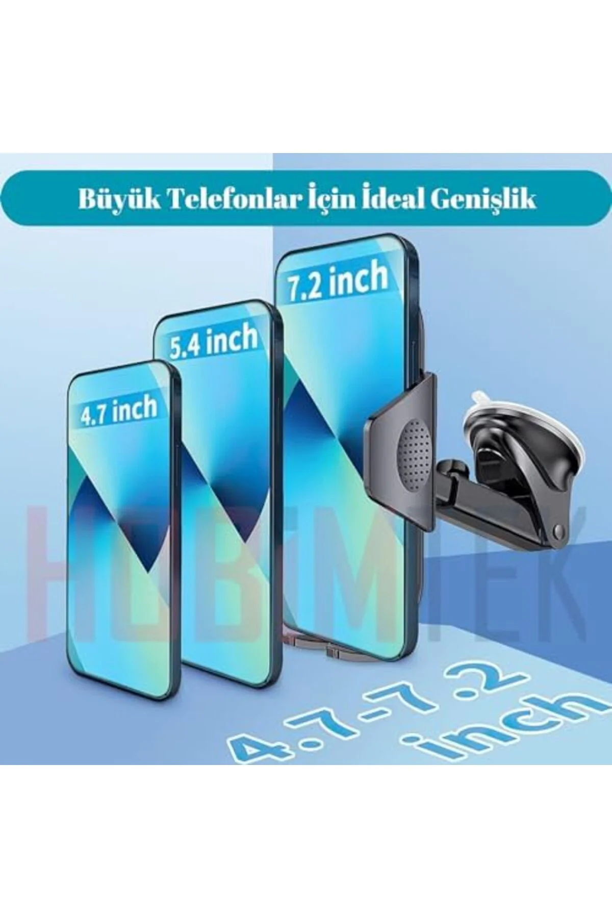 TTKTEKNOLOJİ Hb-01 Otomatik Klipsli Araba Telefon Tutucu Ayarlana