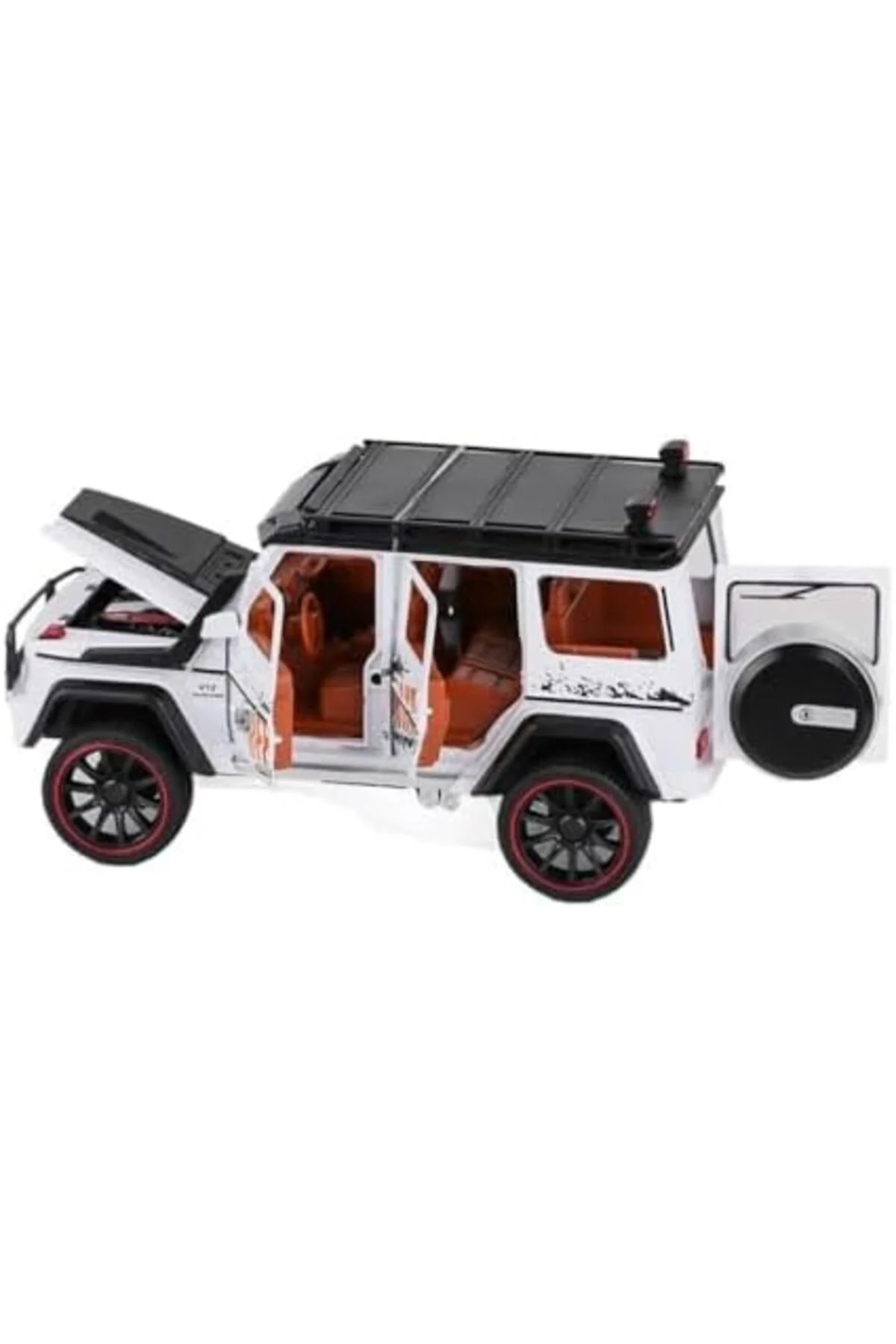TTKTEKNOLOJİ HCL-801PA Sesli Işıklı Buharlı Off Road Jeep 1:22 -V