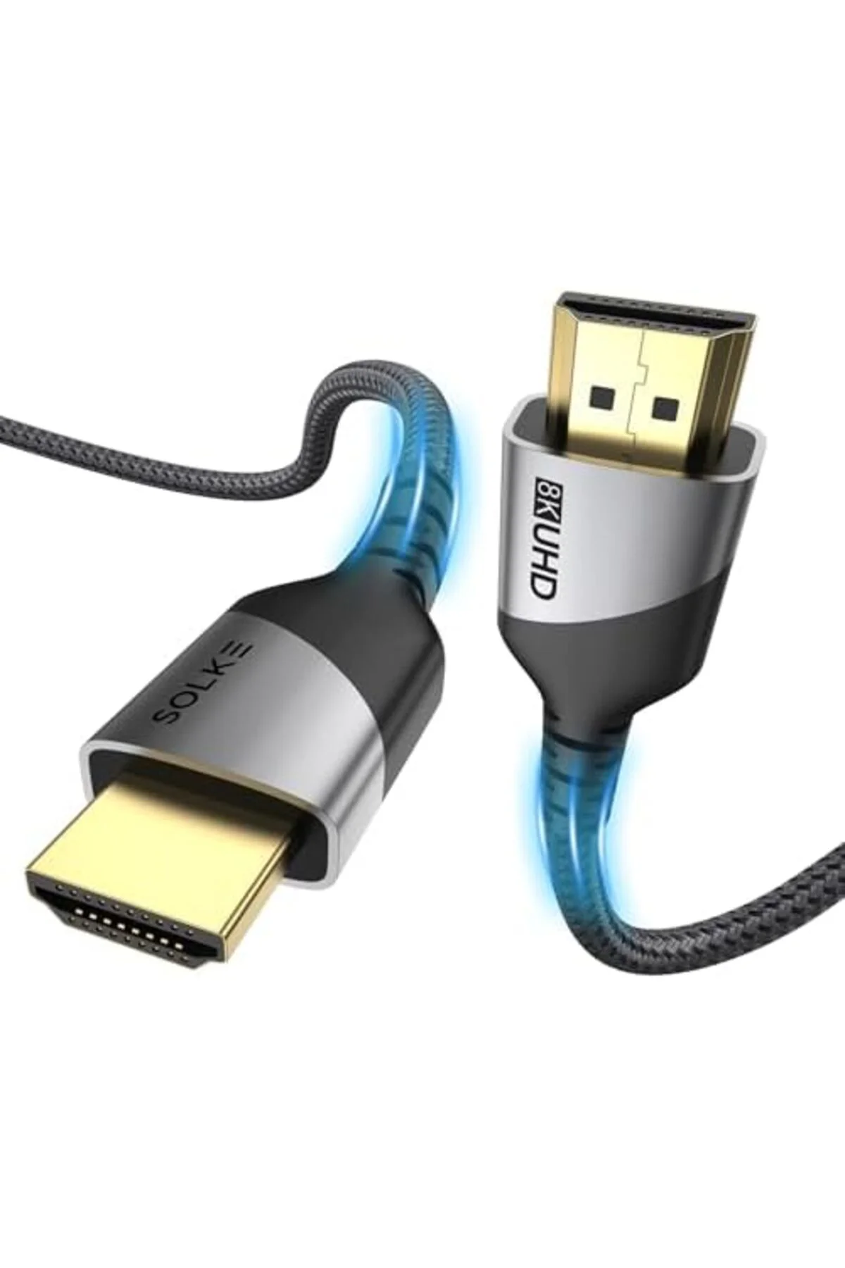 TTKTEKNOLOJİ HDMI 2.1 Kablo UHD 8K 60Hz 4K 120Hz 48Gbps HDR eARC 