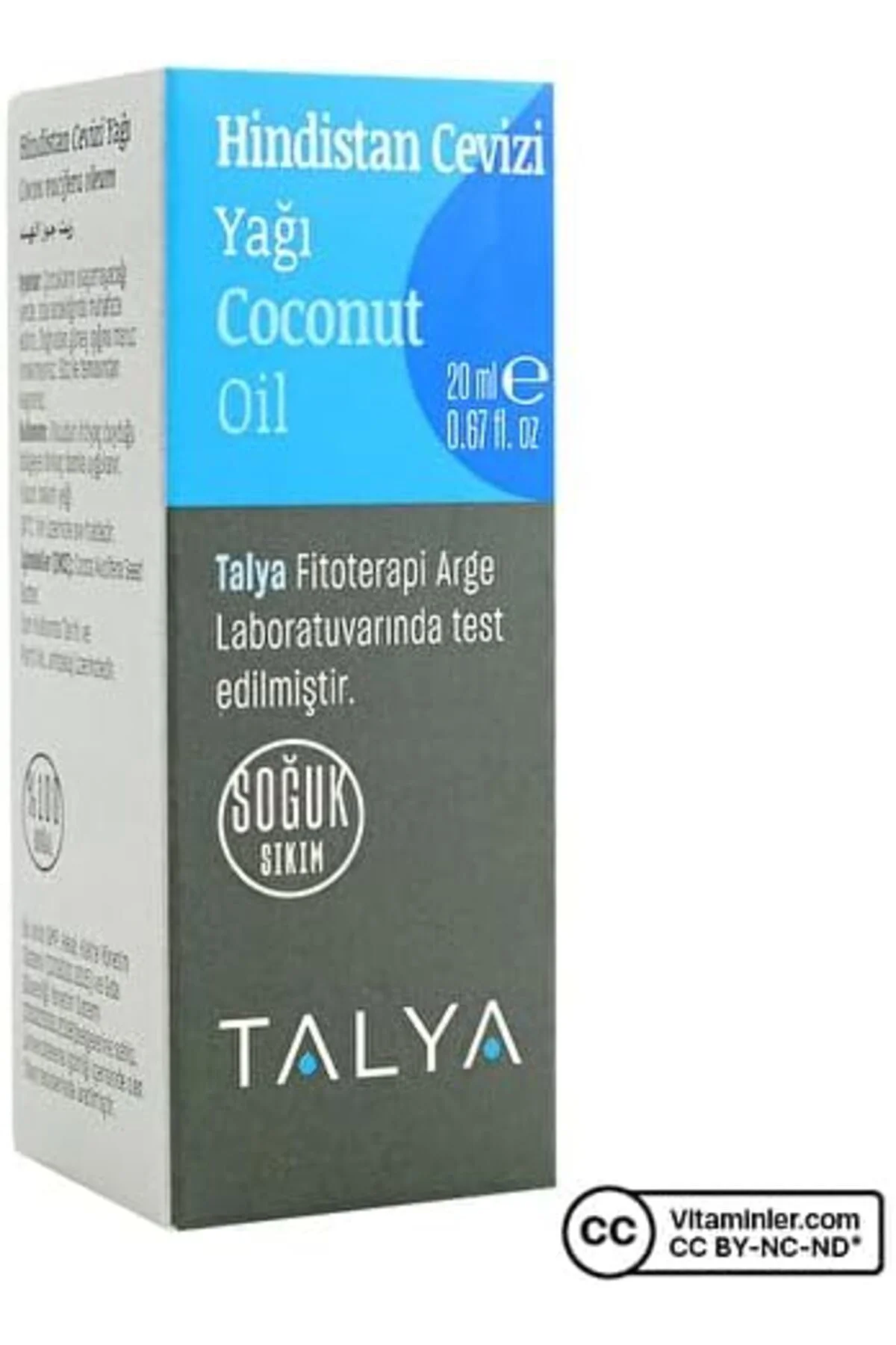 TTKTEKNOLOJİ Hindistan Cevizi Yağı 20 mL AROMASIZ Renkli KRK 3955