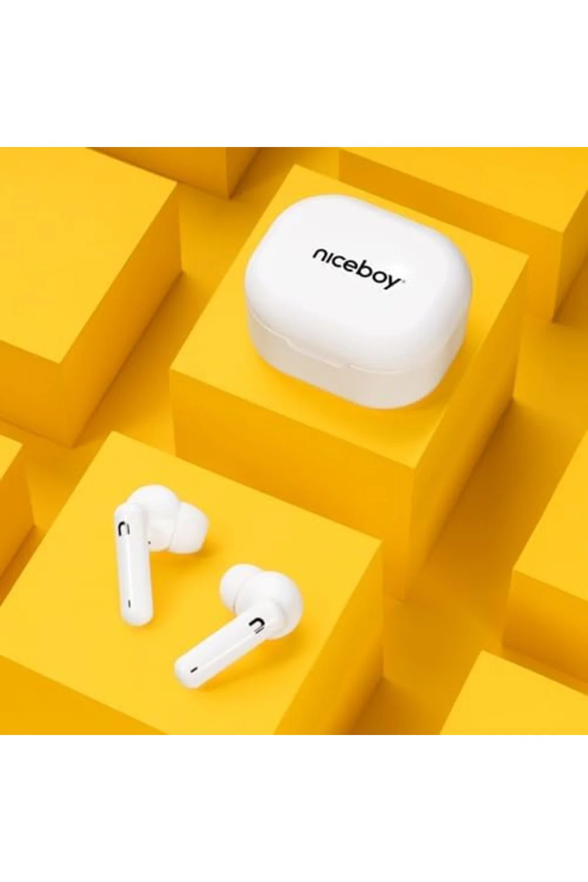 TTKTEKNOLOJİ HIVE Pins 3 Beyaz Bluetooth 5.1 Suya Dayanıklı Kulak
