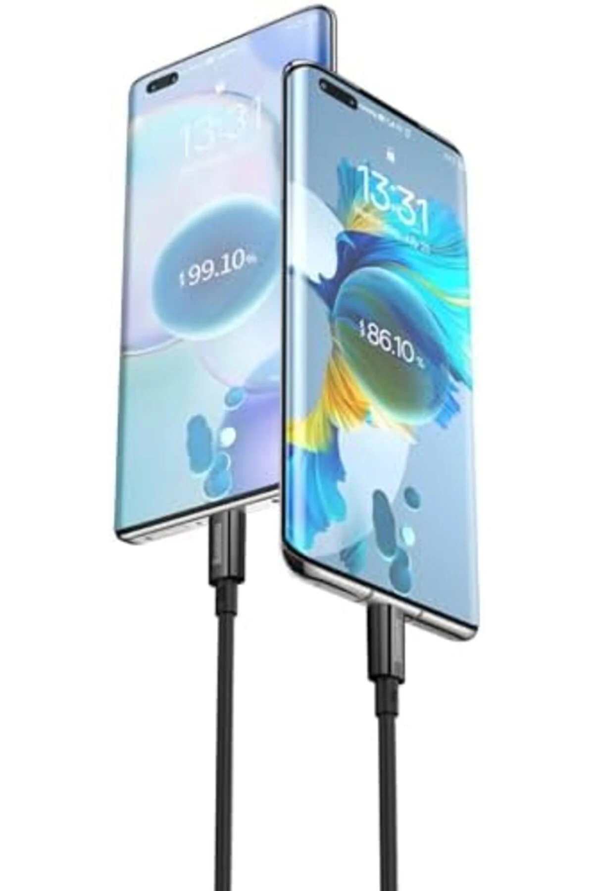 TTKTEKNOLOJİ Hızlı Şarj Özellikli Type-C Kablo 100W, 1 Metre, Siy