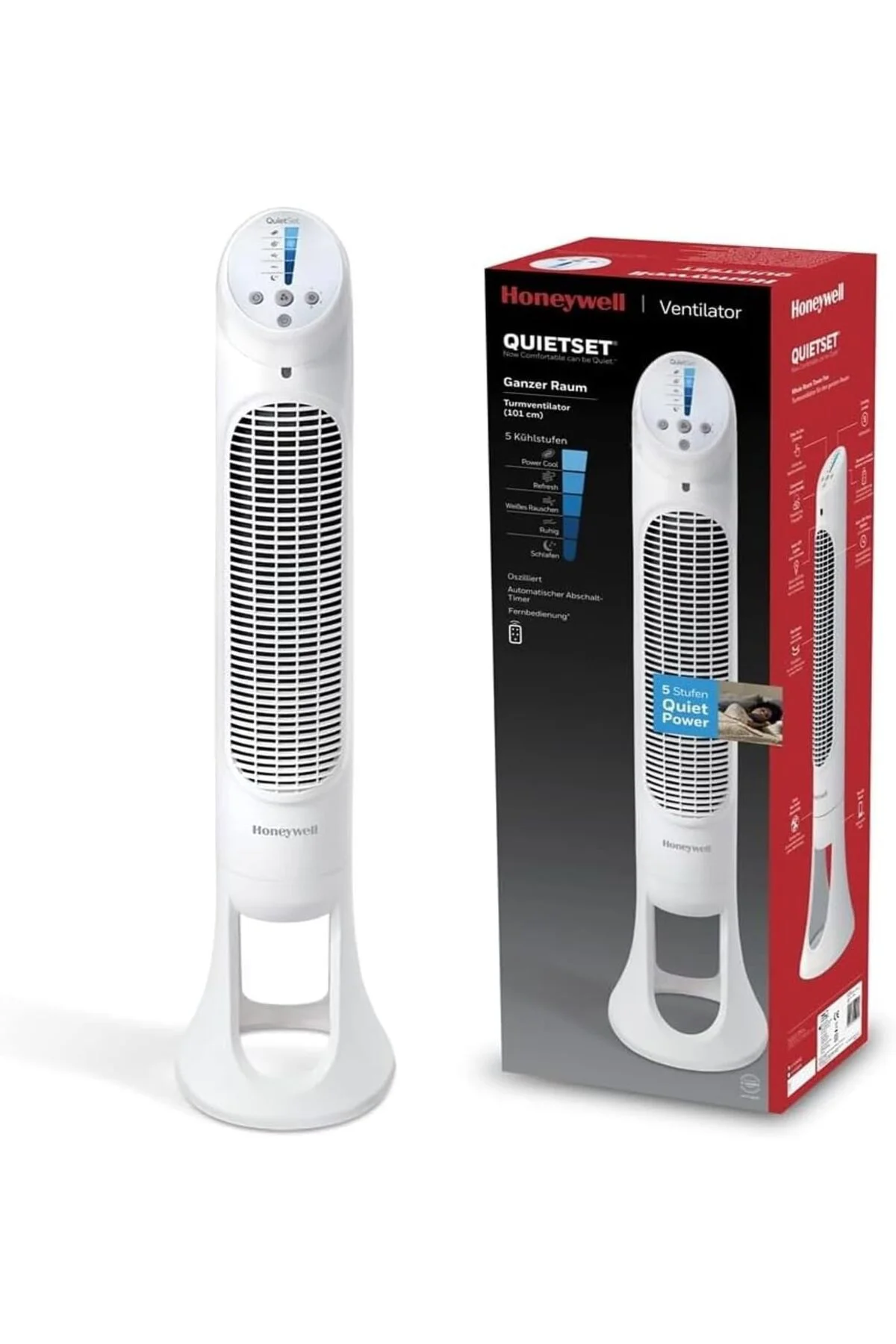 TTKTEKNOLOJİ HONEYWELL QuietSet HYF260 Tüm Oda İçin Salınımlı Kul