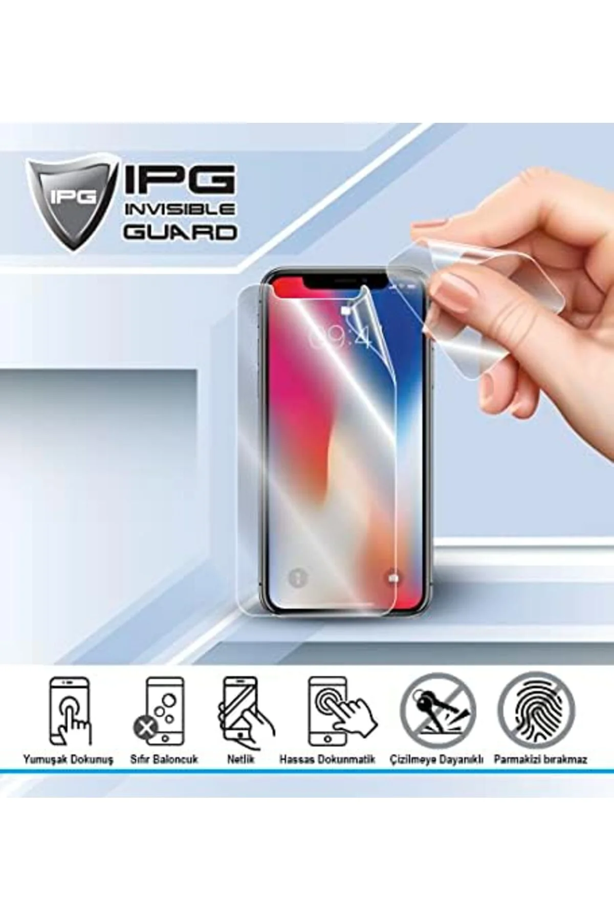 TTKTEKNOLOJİ Honor 400 Pro için IPG Hydrogel Ekran Koruyucu TTKTE