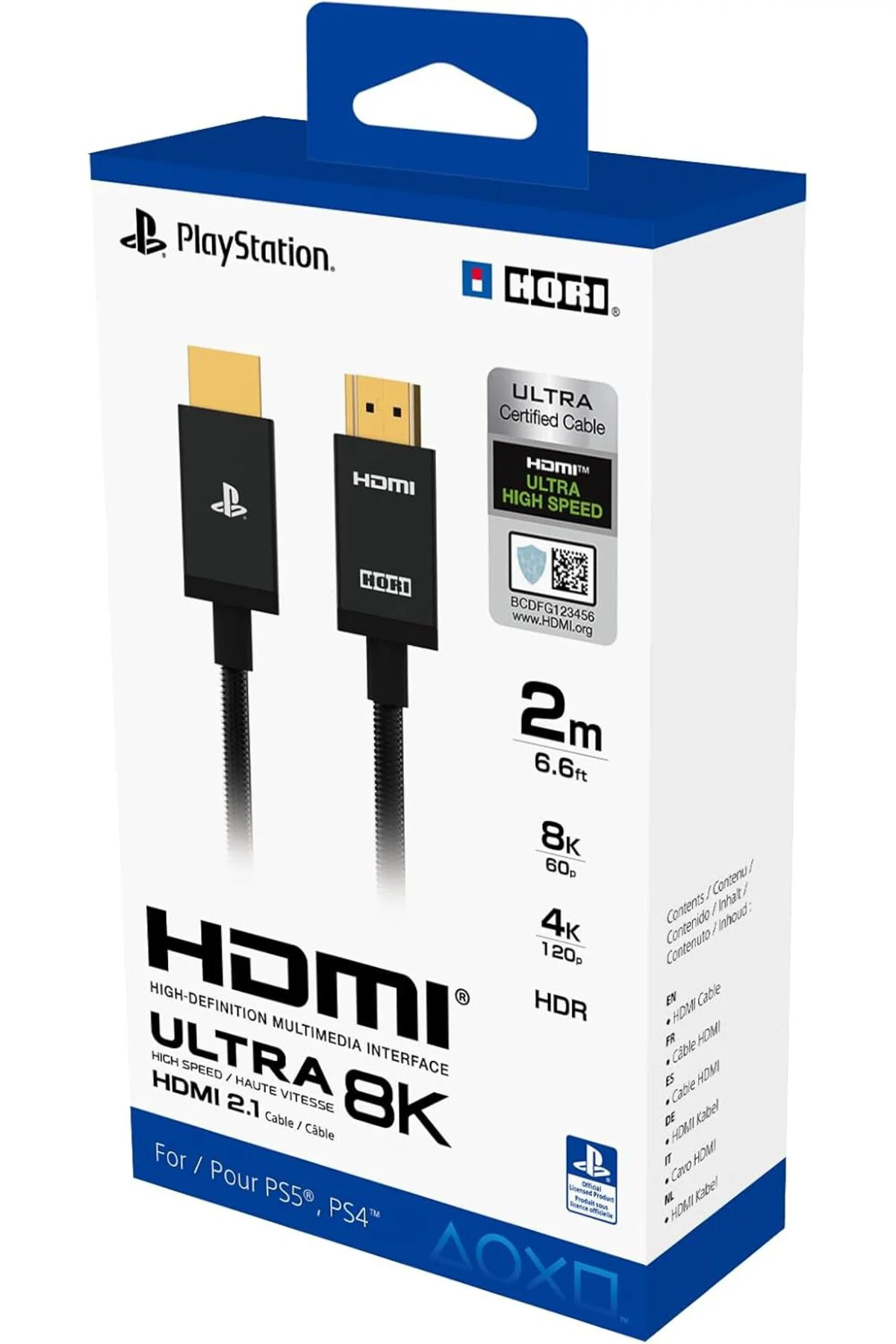 TTKTEKNOLOJİ HORI Ultra Speed HDMI Cable for ® 5 - Officially Lic