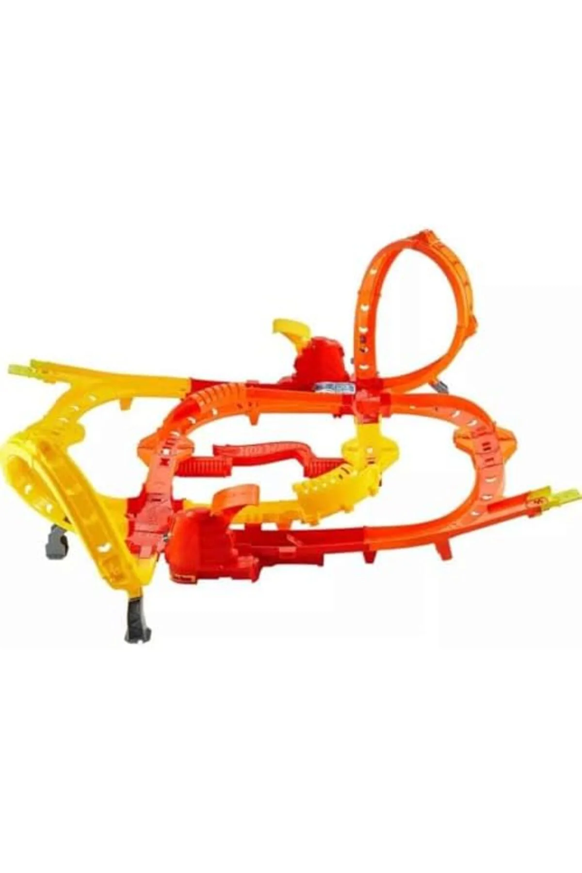 TTKTEKNOLOJİ Hot Ones Turbo Oyun Parkuru, 1:64 ölçekli 2 araç ve 