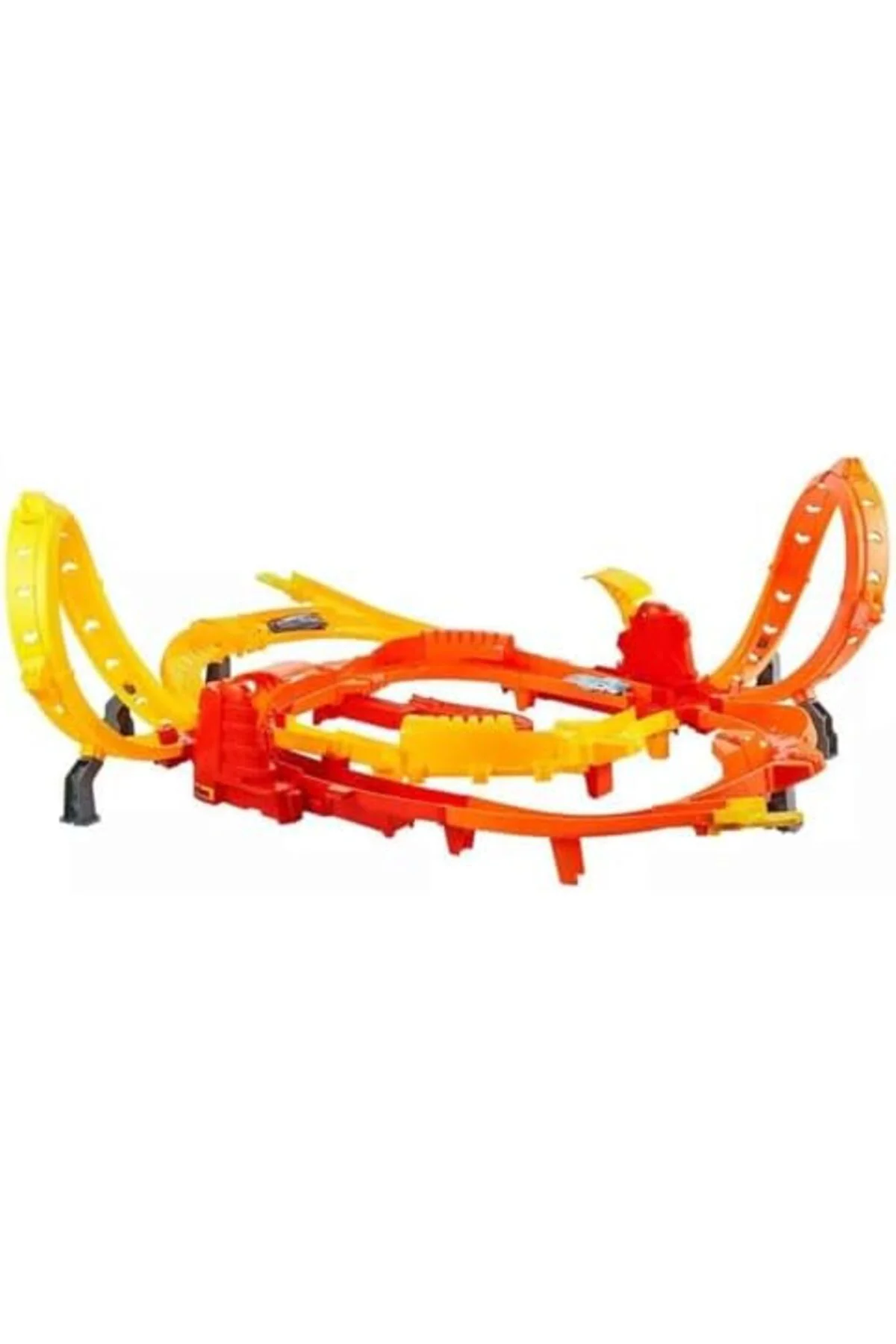 TTKTEKNOLOJİ Hot Ones Turbo Oyun Parkuru, 1:64 ölçekli 2 araç ve 