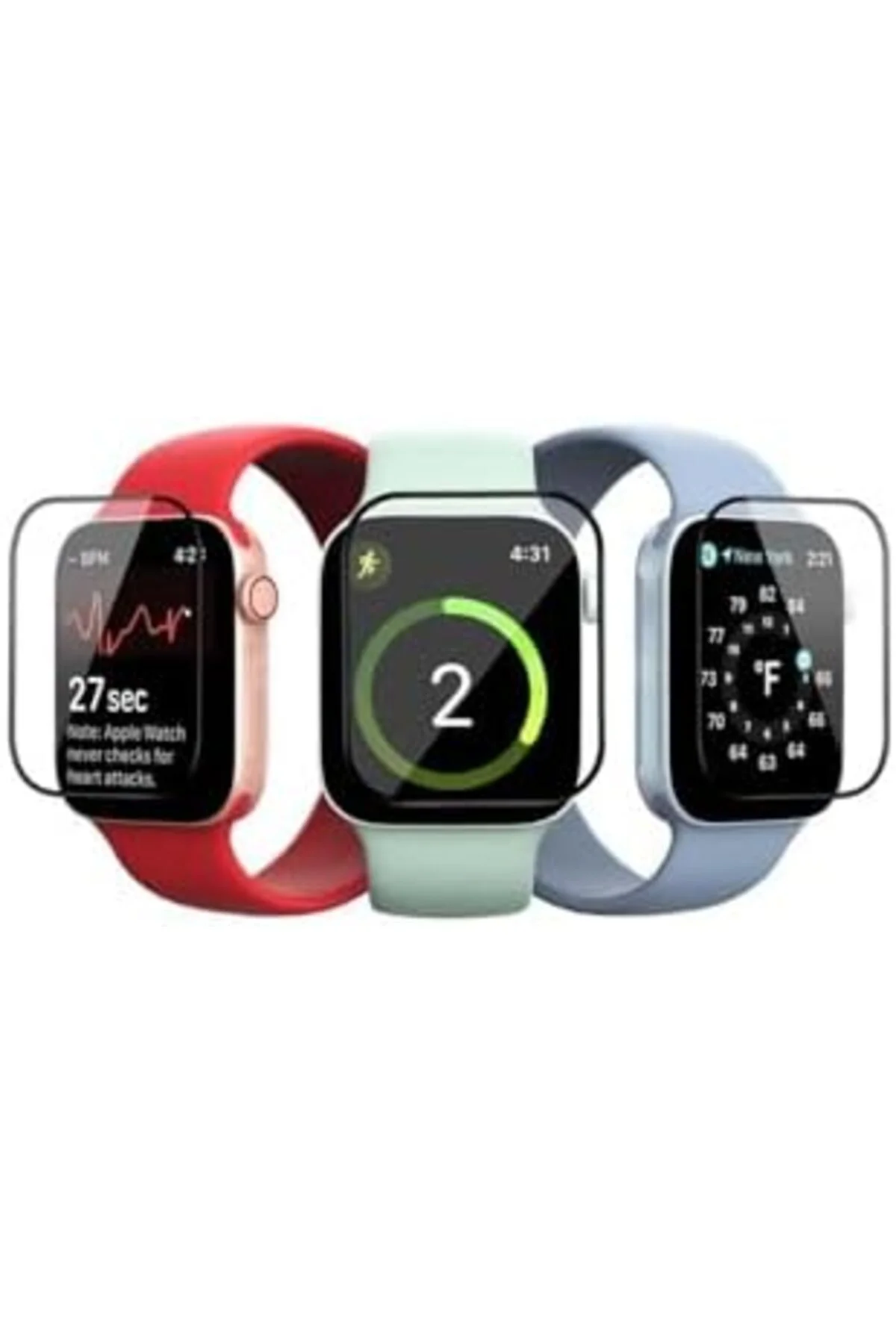 TTKTEKNOLOJİ - ile uyumlu 10/11 Serisi 46mm Full Ekran Saat Koruy TTKTEKNOLOJİ - ile uyumlu 10/11 Serisi 46mm Full Ekran Saat Koruy
