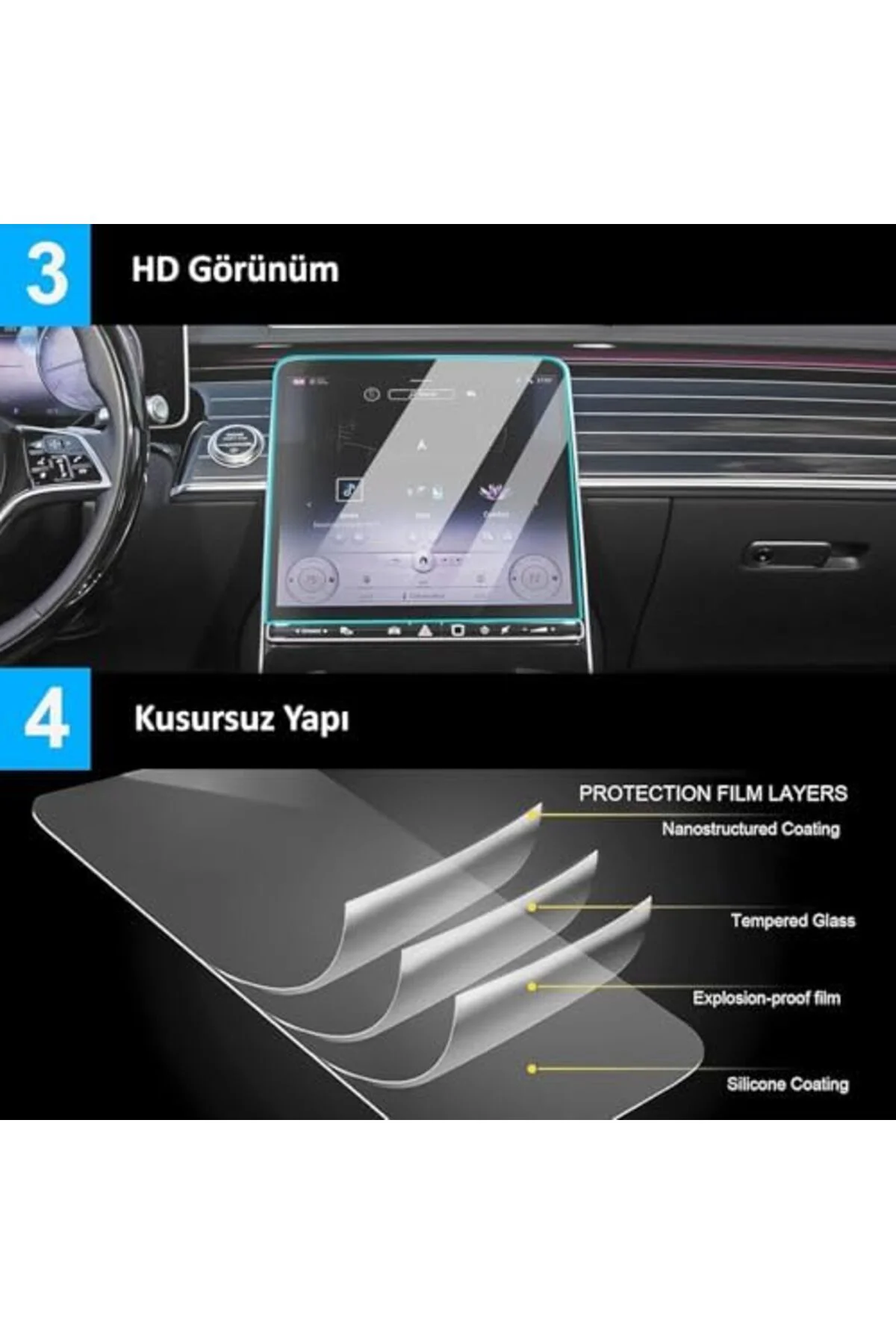 TTKTEKNOLOJİ ile uyumlu Tiguan/Passat 2024-2025-2026 10.25 inç Di