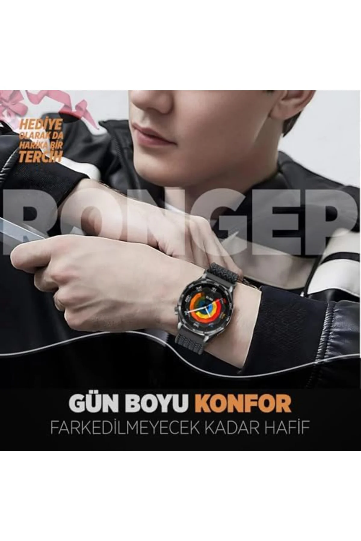 TTKTEKNOLOJİ ile Uyumlu Örgü Loop 22mm Kordon GT6/GT6 Pro/GT5/GT5