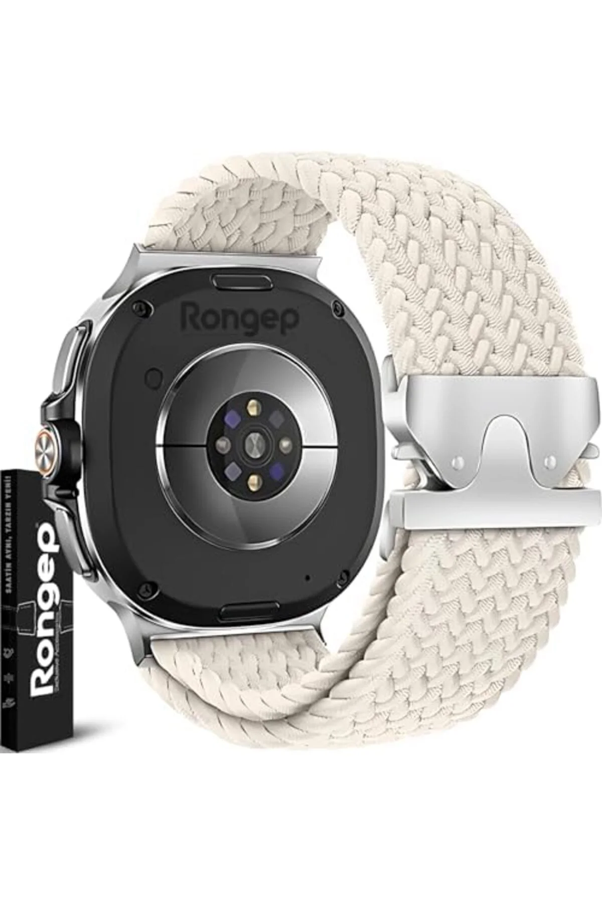 TTKTEKNOLOJİ ile Uyumlu Örgü Loop Kordon Galaxy 8 44mm/40mm/ 46mm