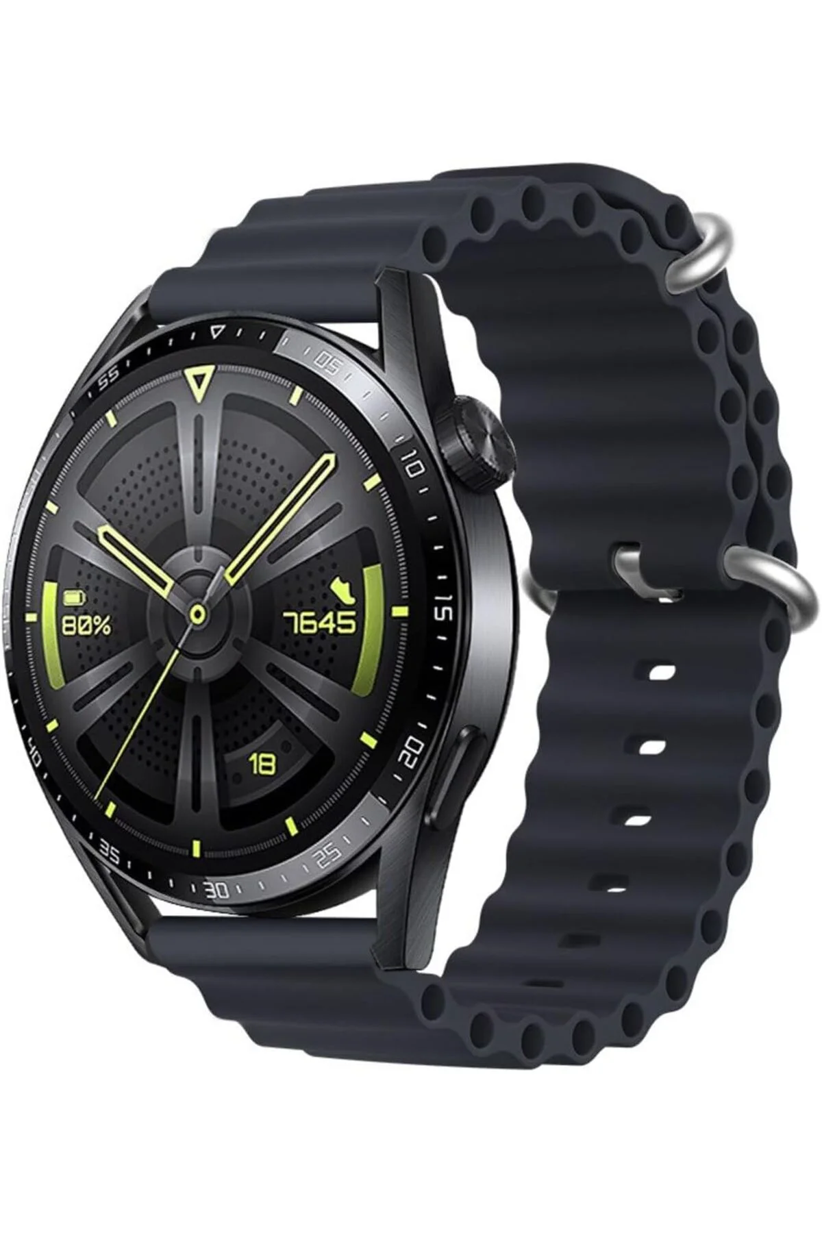 TTKTEKNOLOJİ - ile uyumlu Galaxy Gear S2 3 41 42 2 40 44 Mm Kordon Ocean Silikon Kordon 20mm TTKTEKN