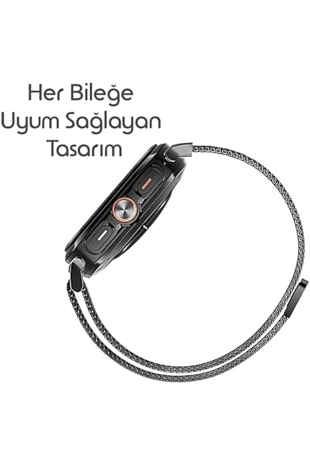 TTKTEKNOLOJİ ile Uyumlu Galaxy 7 Ultra 47mm İçin Milano Loop Meta