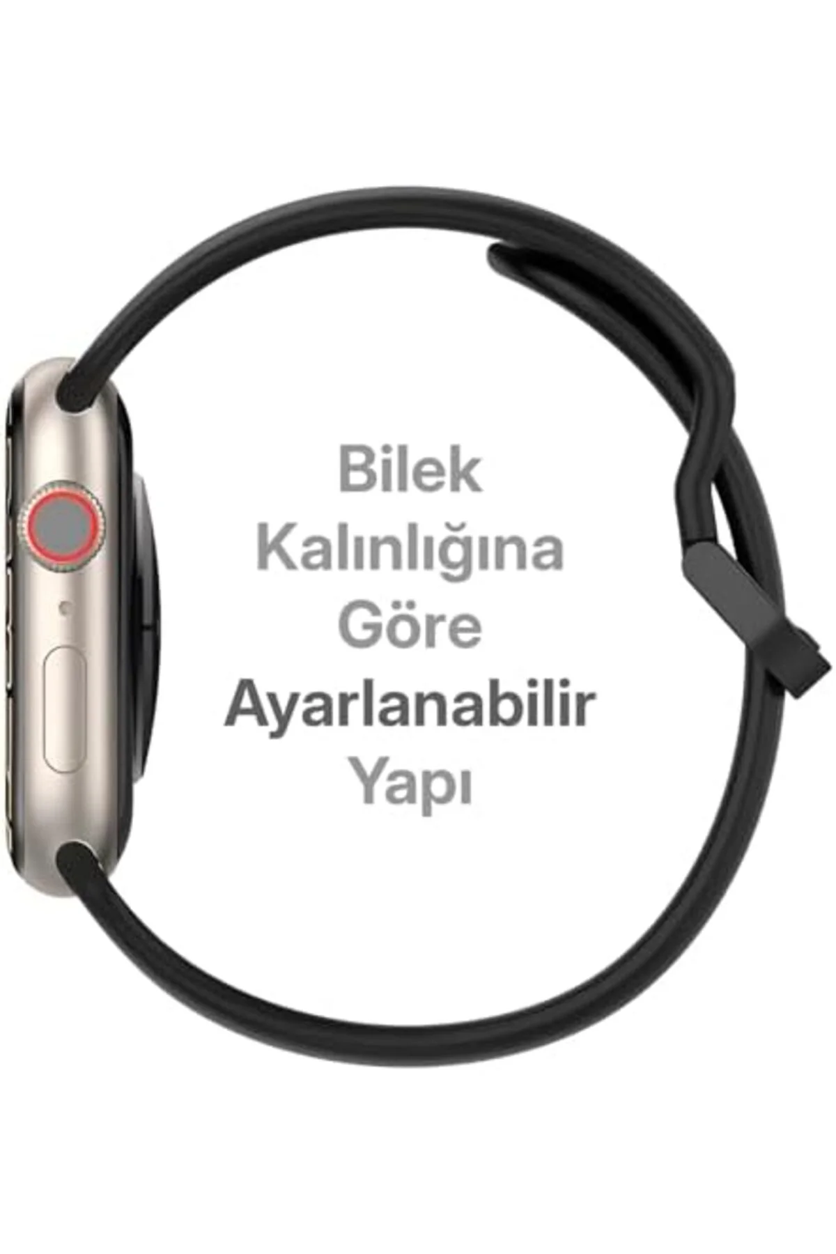 TTKTEKNOLOJİ ile Uyumlu 42/44/45/49 MM için Metal Tokalı Spor Sil