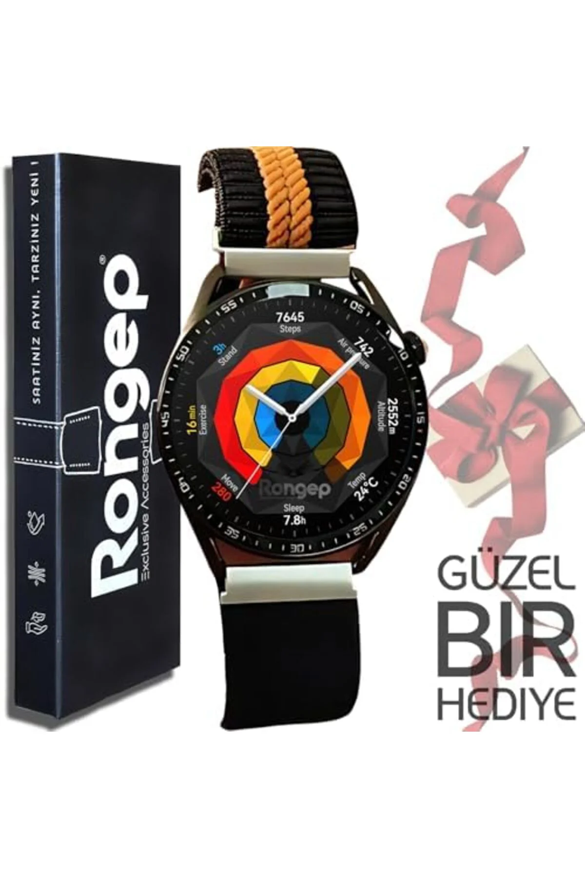TTKTEKNOLOJİ ile Uyumlu Metal Bağlantılı Weaved Loop 22mm Kordon 