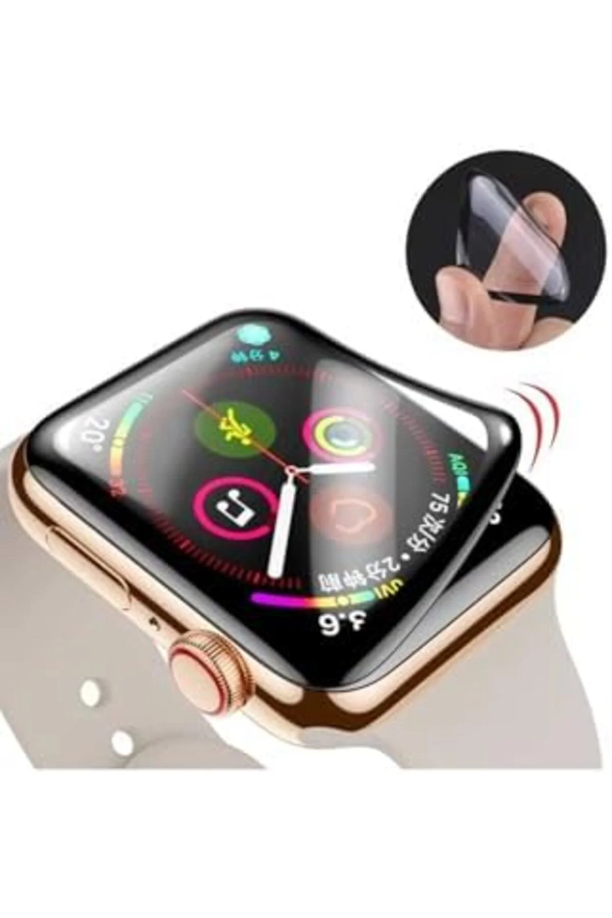 TTKTEKNOLOJİ - ile uyumlu 10/11 Serisi 46mm Full Ekran Saat Koruy TTKTEKNOLOJİ - ile uyumlu 10/11 Serisi 46mm Full Ekran Saat Koruy