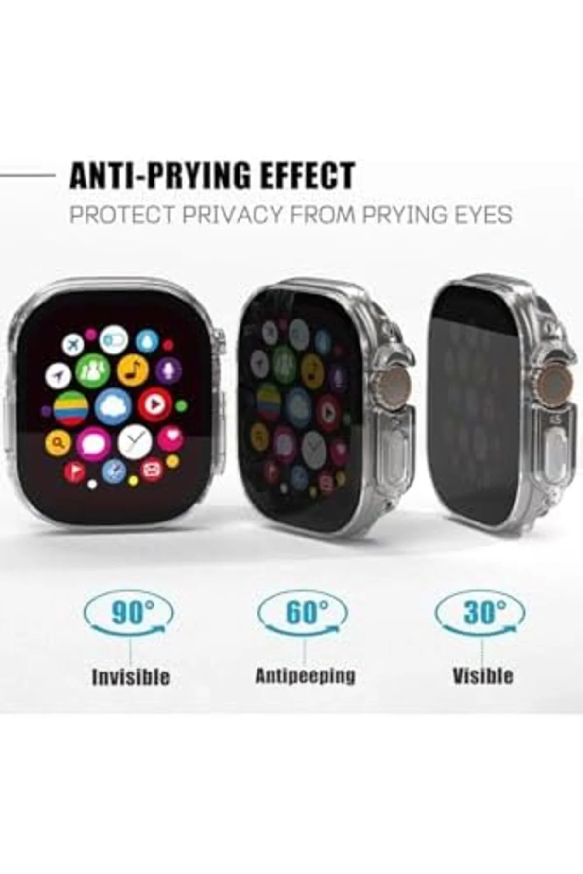 TTKTEKNOLOJİ - ile uyumlu Ultra 1/2/3 49mm Pricvacy Hayalet Ekran TTKTEKNOLOJİ - ile uyumlu Ultra 1/2/3 49mm Pricvacy Hayalet Ekran