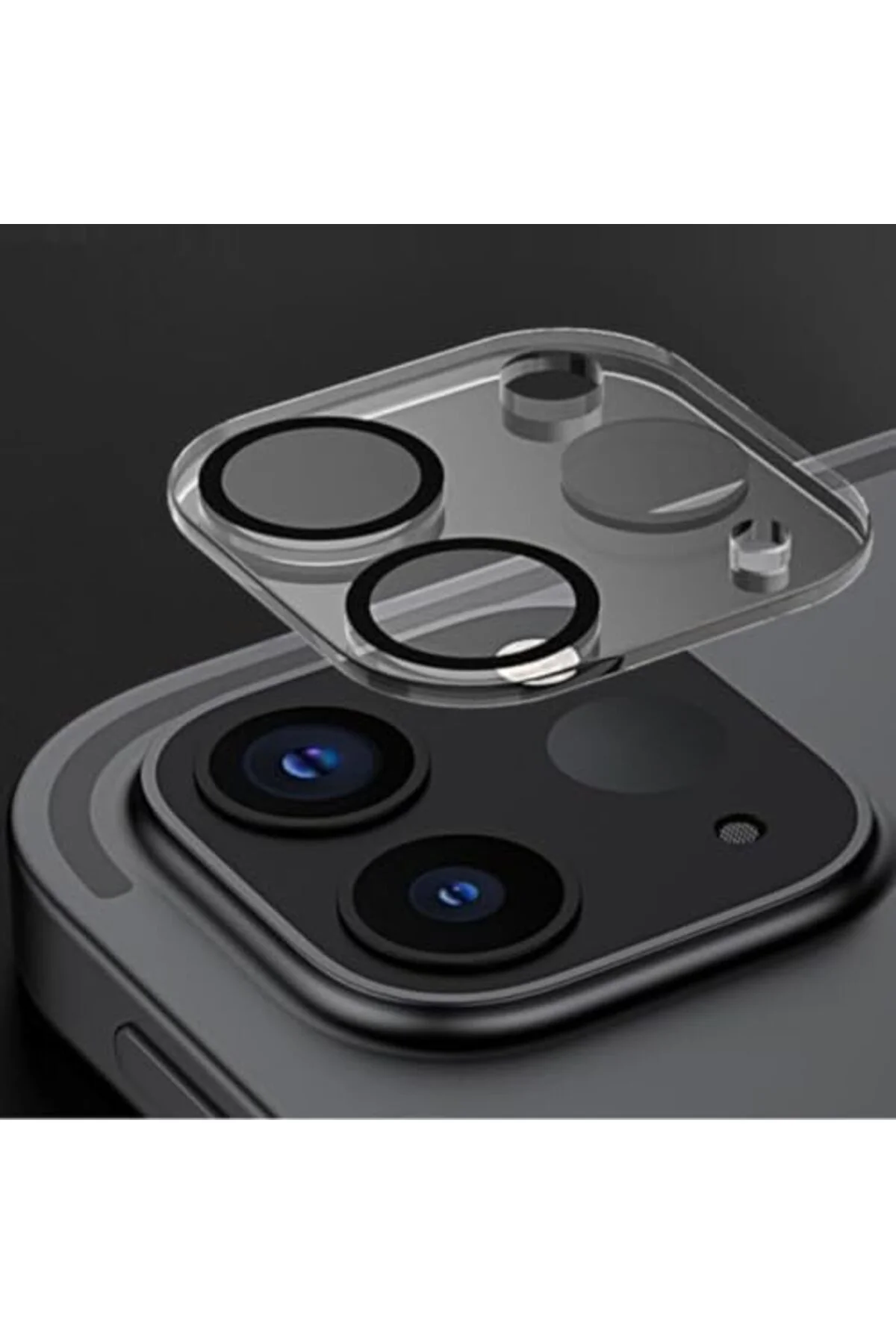 TTKTEKNOLOJİ iPad Pro 11 inç Kamera Koruyucu 3D Temperli Cam TTKT