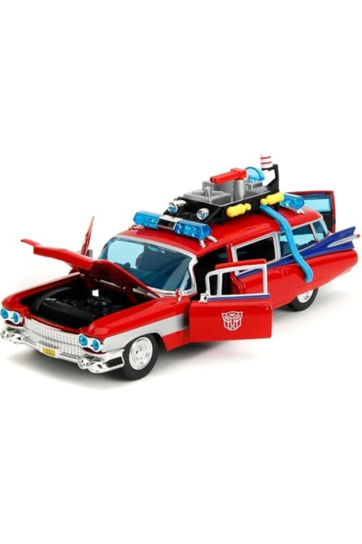 TTKTEKNOLOJİ Jada Toys Transformers X Ghostbusters ECTO-1 Die-Cas