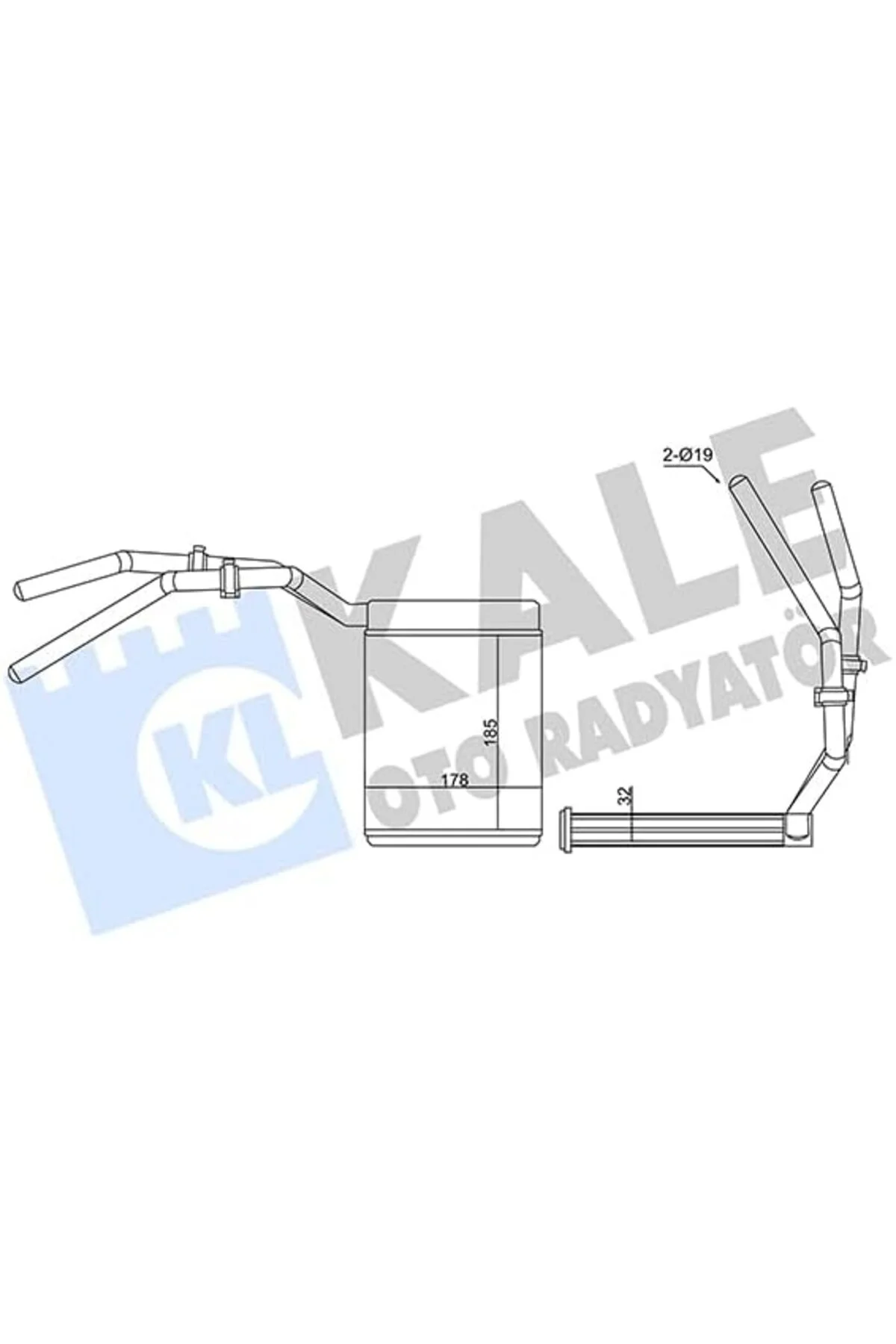 TTKTEKNOLOJİ Kalorifer Radyatörü C-Max, Focus C-Max, Focus II, Ku