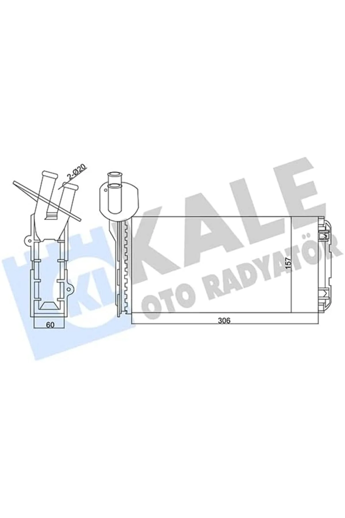 TTKTEKNOLOJİ Kalorifer Radyatörü Al/Mknk Transporter T4 96-03 KAL