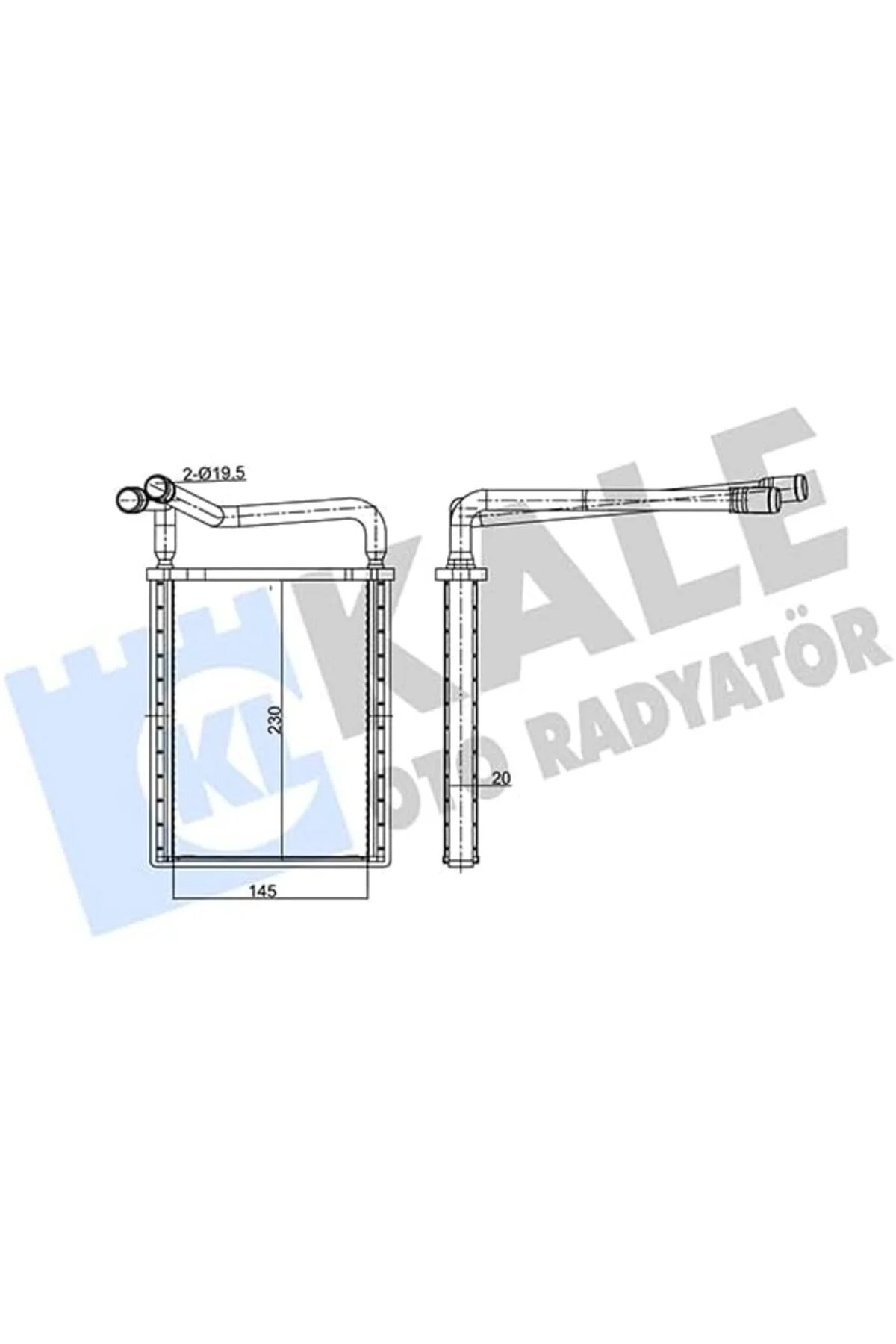 TTKTEKNOLOJİ Kalorifer Radyatörü Al/Brz Era 06 KAL 346765 KRK 395