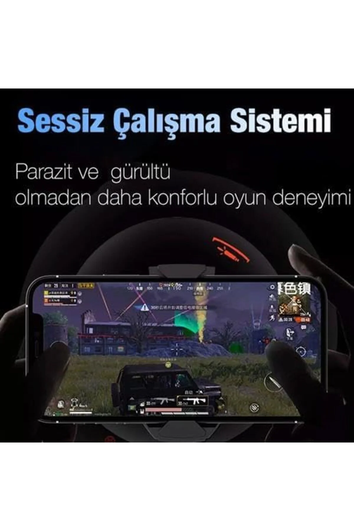 TTKTEKNOLOJİ Kasırga Soğutmalı Mavi Işıklı Oyuncular İçin Telefon