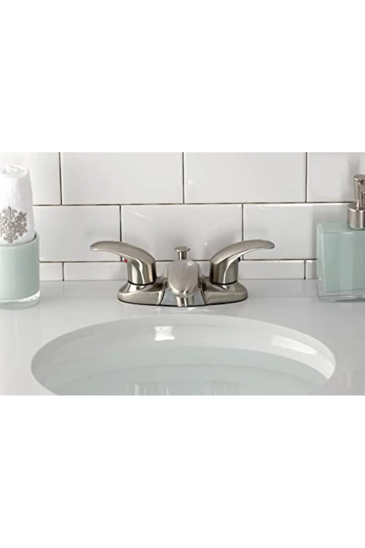TTKTEKNOLOJİ KB6628LL 4 İnç Lavabo Bataryası Açılır ve Fırçalanmı
