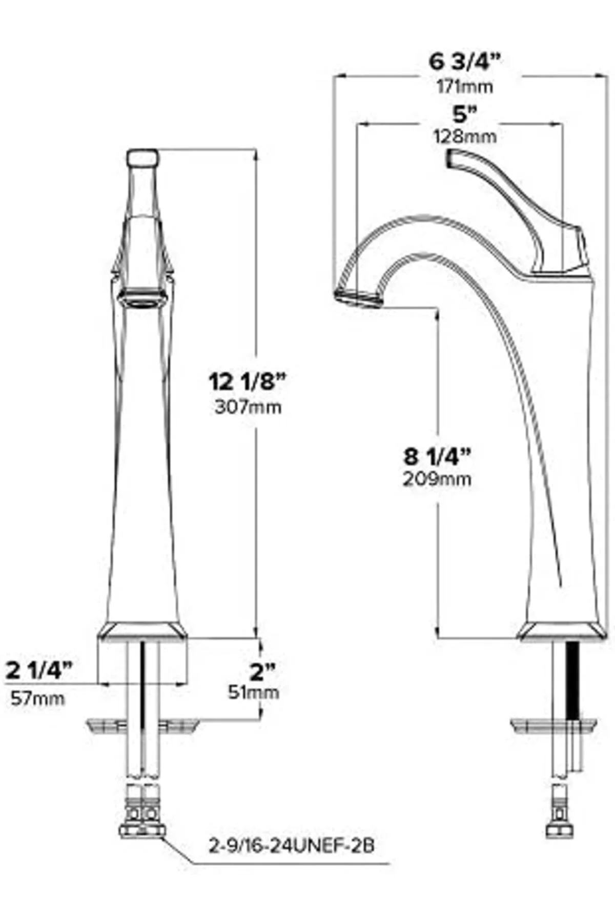 TTKTEKNOLOJİ KBF-1201MB Arlo Tek Kolu Lavabo Banyo Bataryası Kald