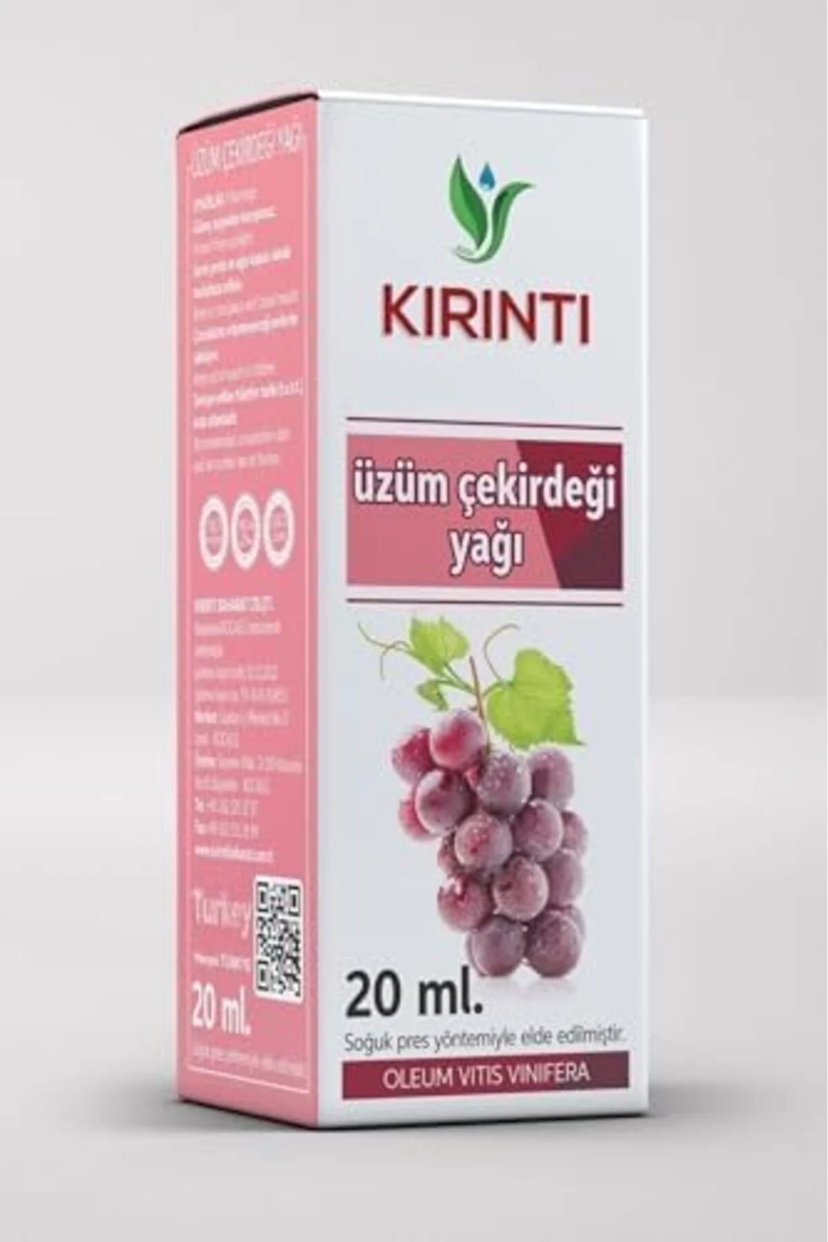 TTKTEKNOLOJİ KIRINTI 2000 Üzüm Çekirdeği Yağı 20 ml KRK 395519
