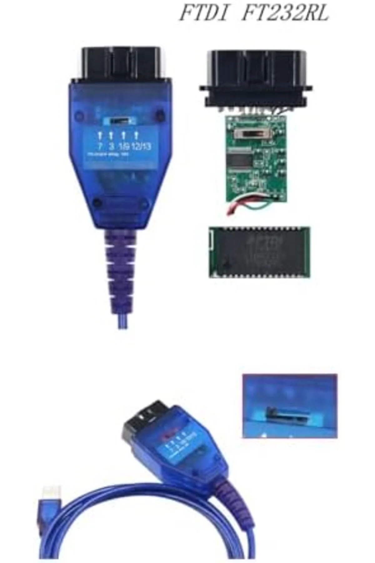 TTKTEKNOLOJİ KKL VAG FiatEcuScan ECU Tarama OBD2 Car Auto Tanı Te