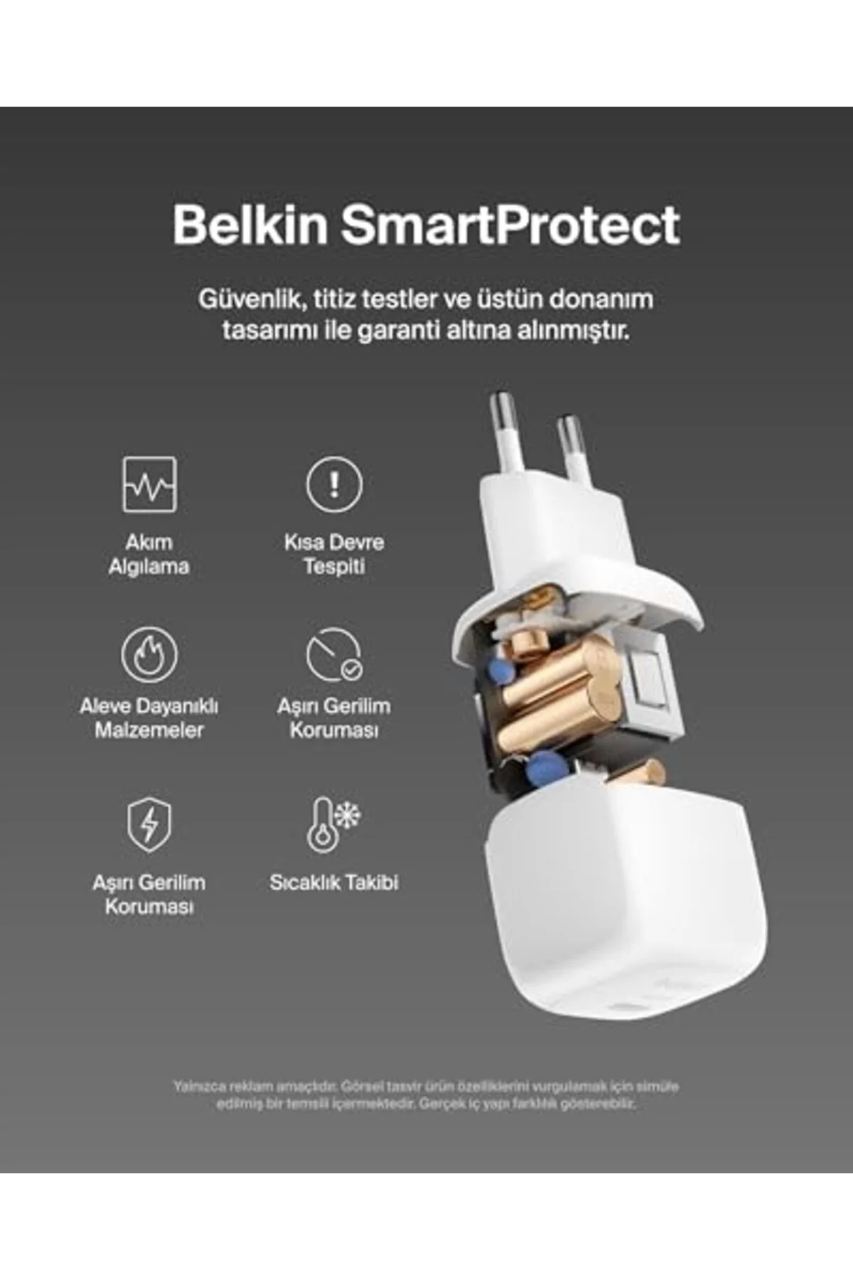 TTKTEKNOLOJİ Kompakt Duvar Şarj Cihazı 45 W + USB-C - USB-C Kablo
