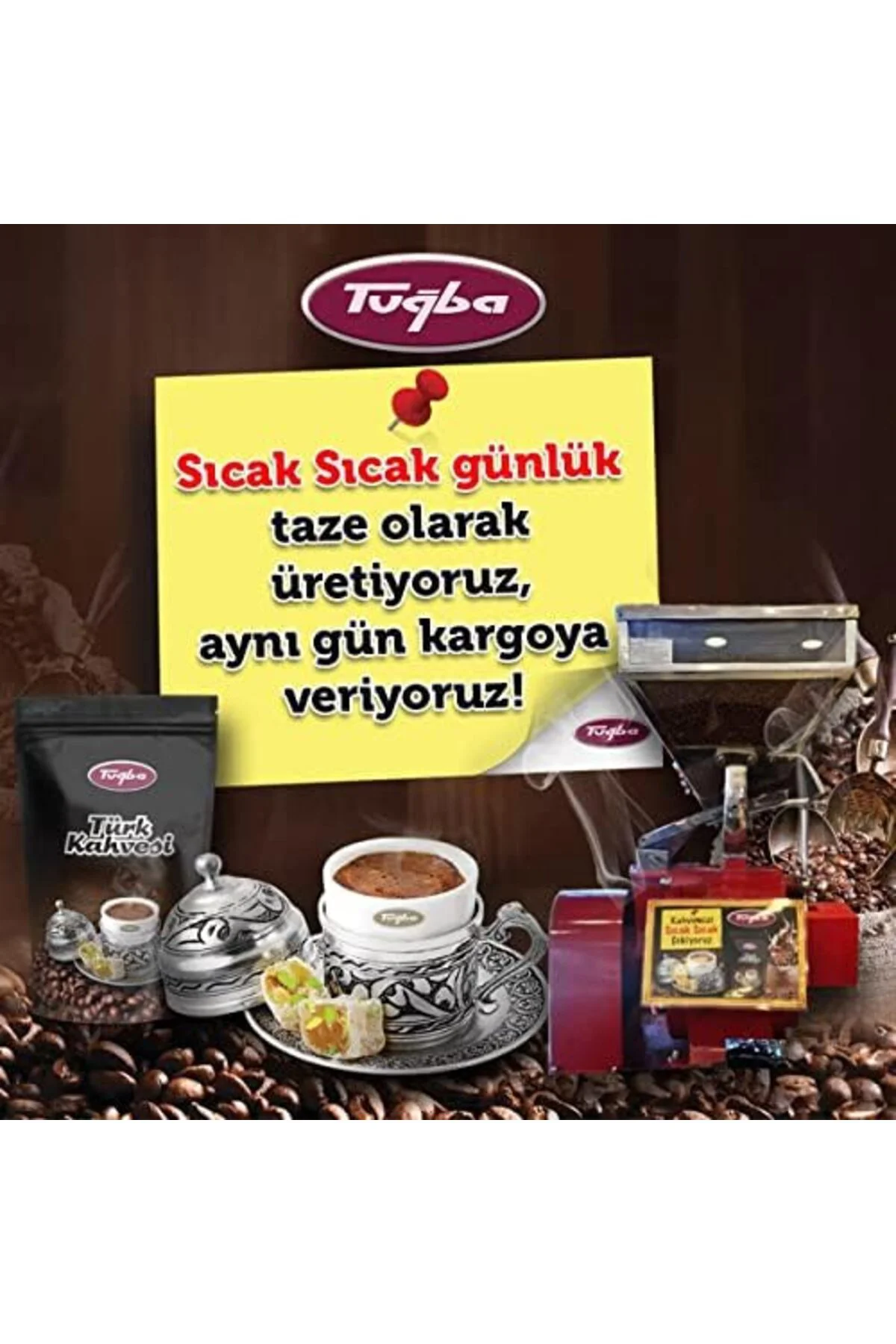 TTKTEKNOLOJİ Kuruyemiş Türk Kahvesi Metal Kutu 250 gr TTKTEKNOLOJ