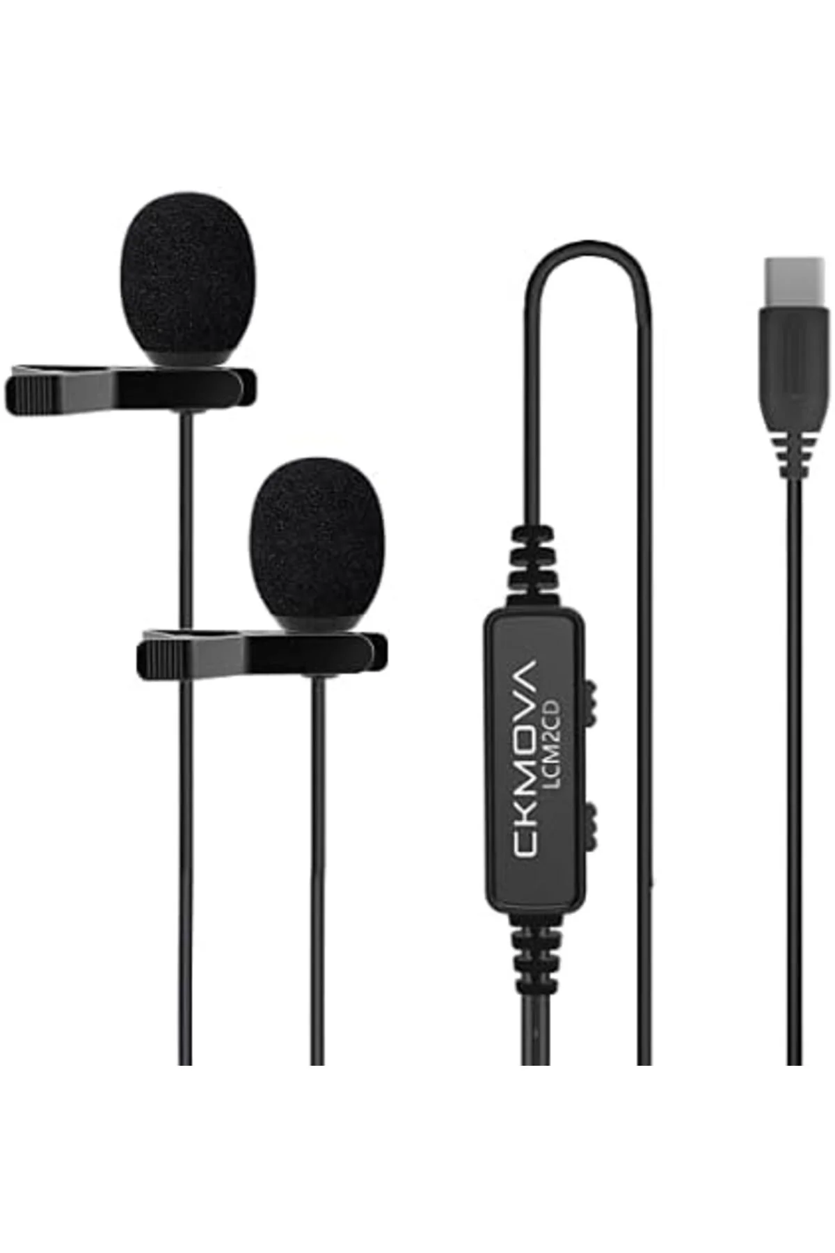 TTKTEKNOLOJİ LCM 2CD Type-C Girişli 2’li Yaka Mikrofonu TTKTEKNOL
